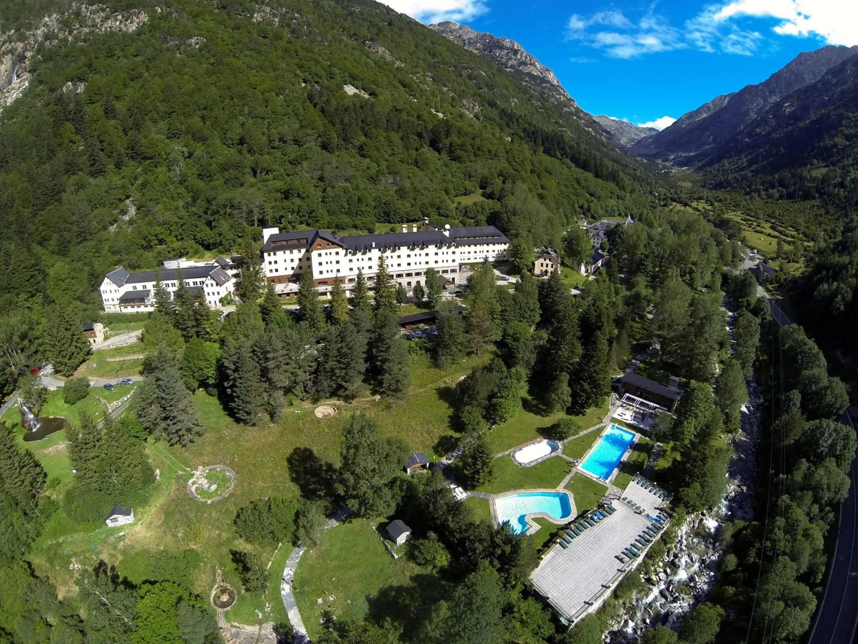 Bird's eye view in Hotel Caldas