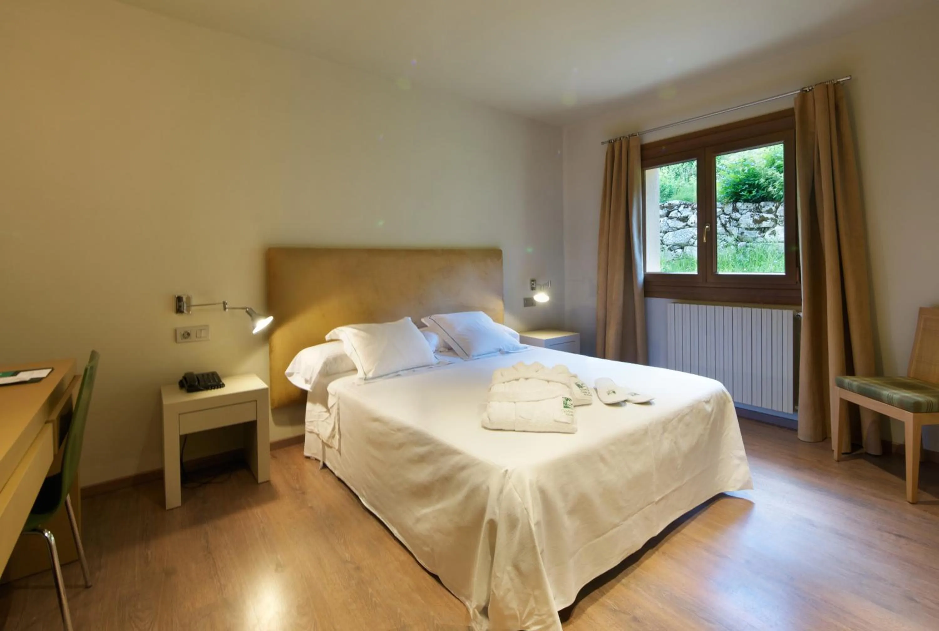 Bed in Hotel Manantial