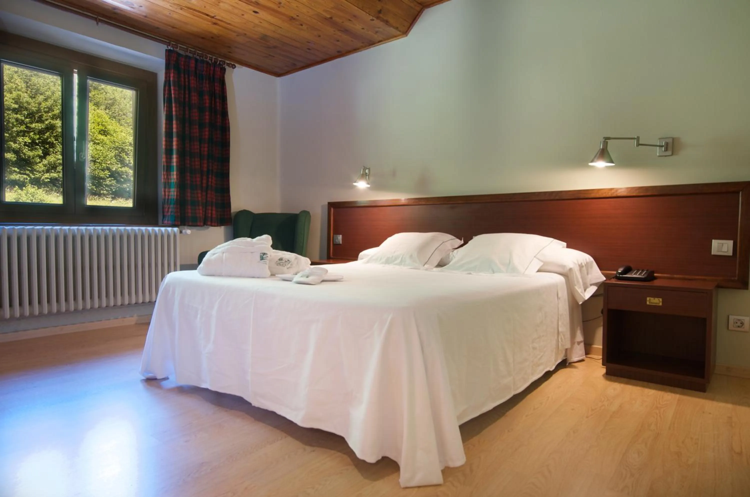 Bed in Hotel Manantial