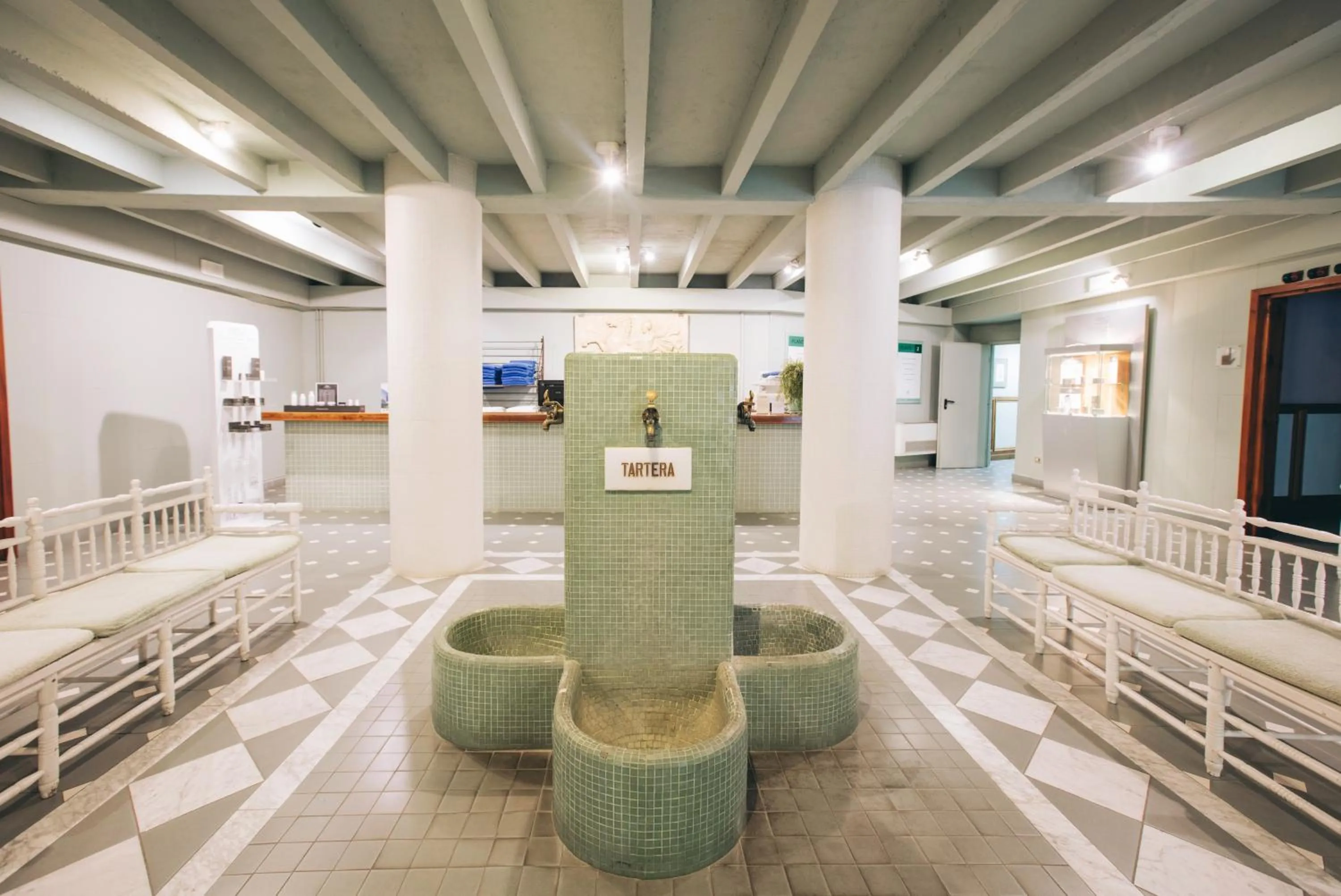 Lobby or reception in Hotel Manantial