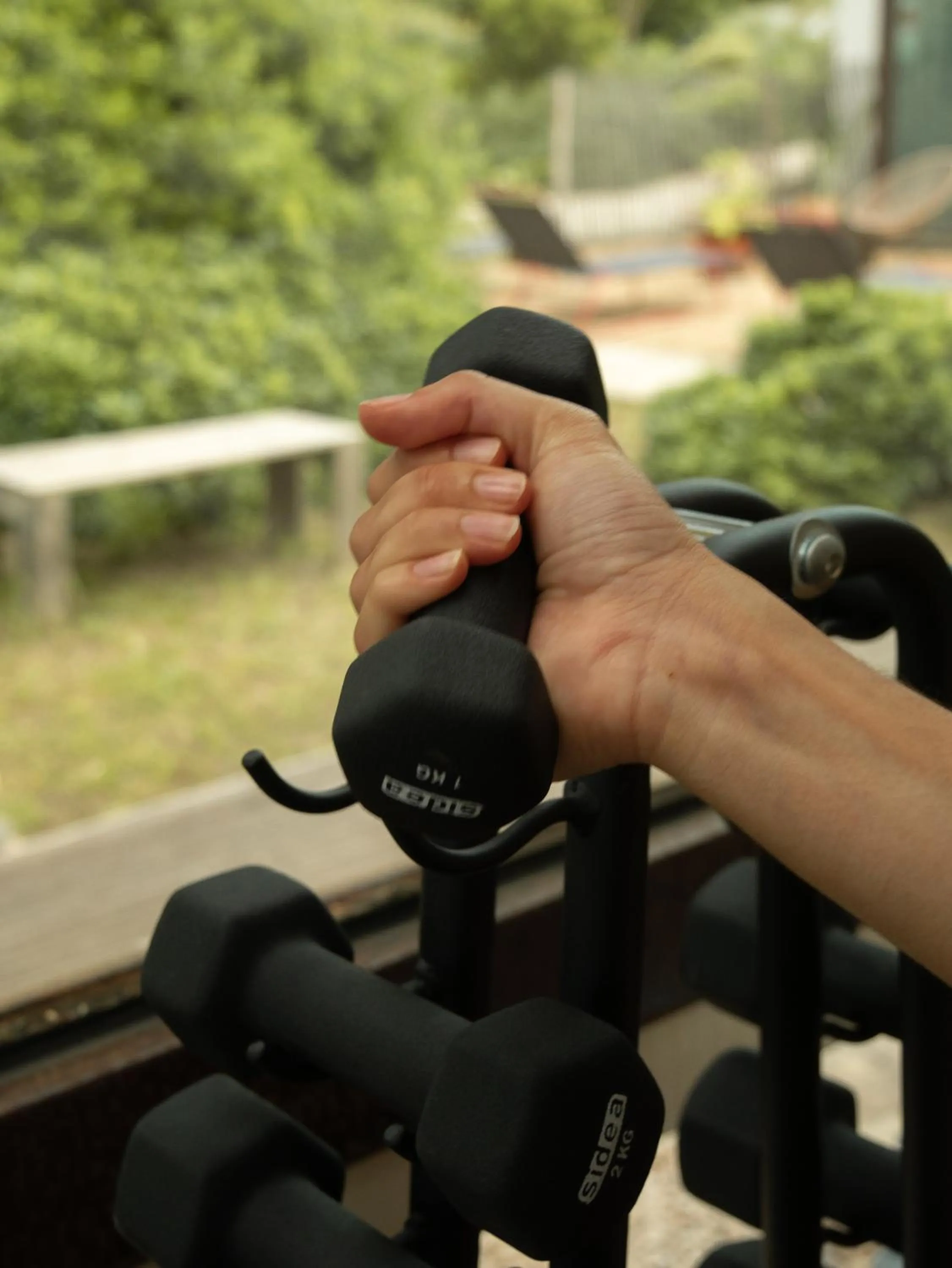 Fitness centre/facilities in Hostal Empúries