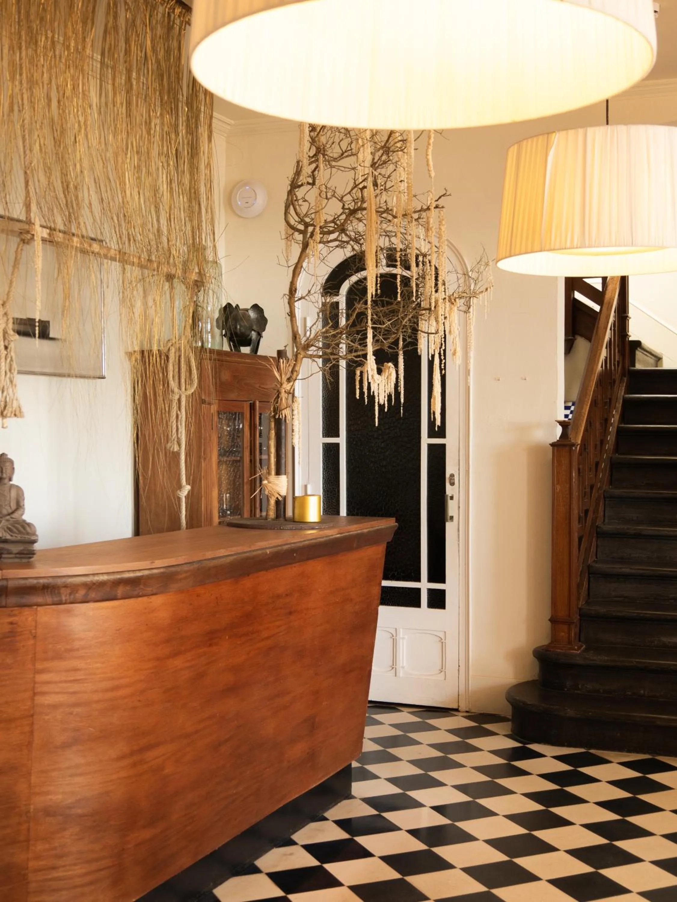 Lobby or reception in Hostal Empúries