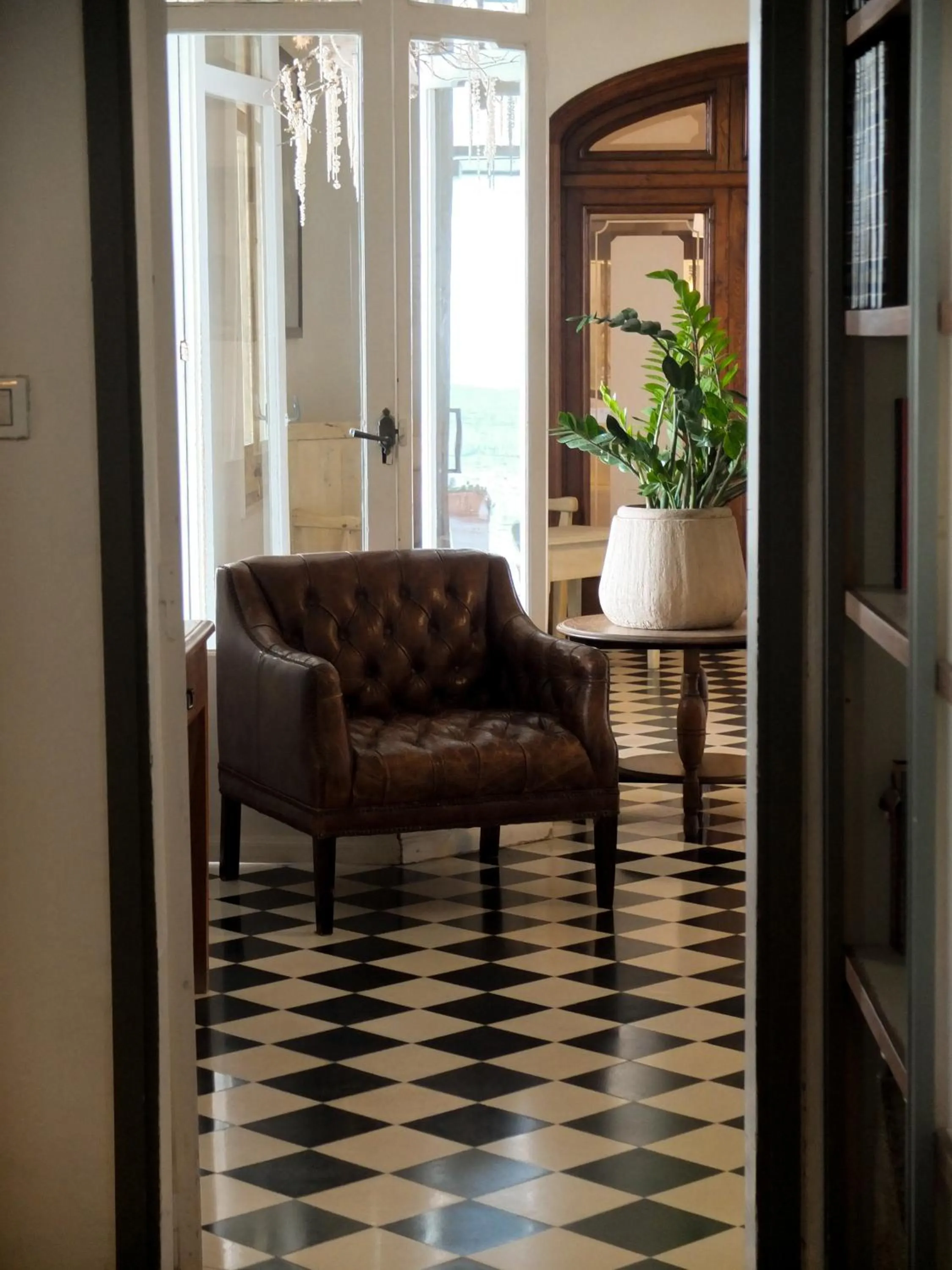 Lobby or reception in Hostal Empúries