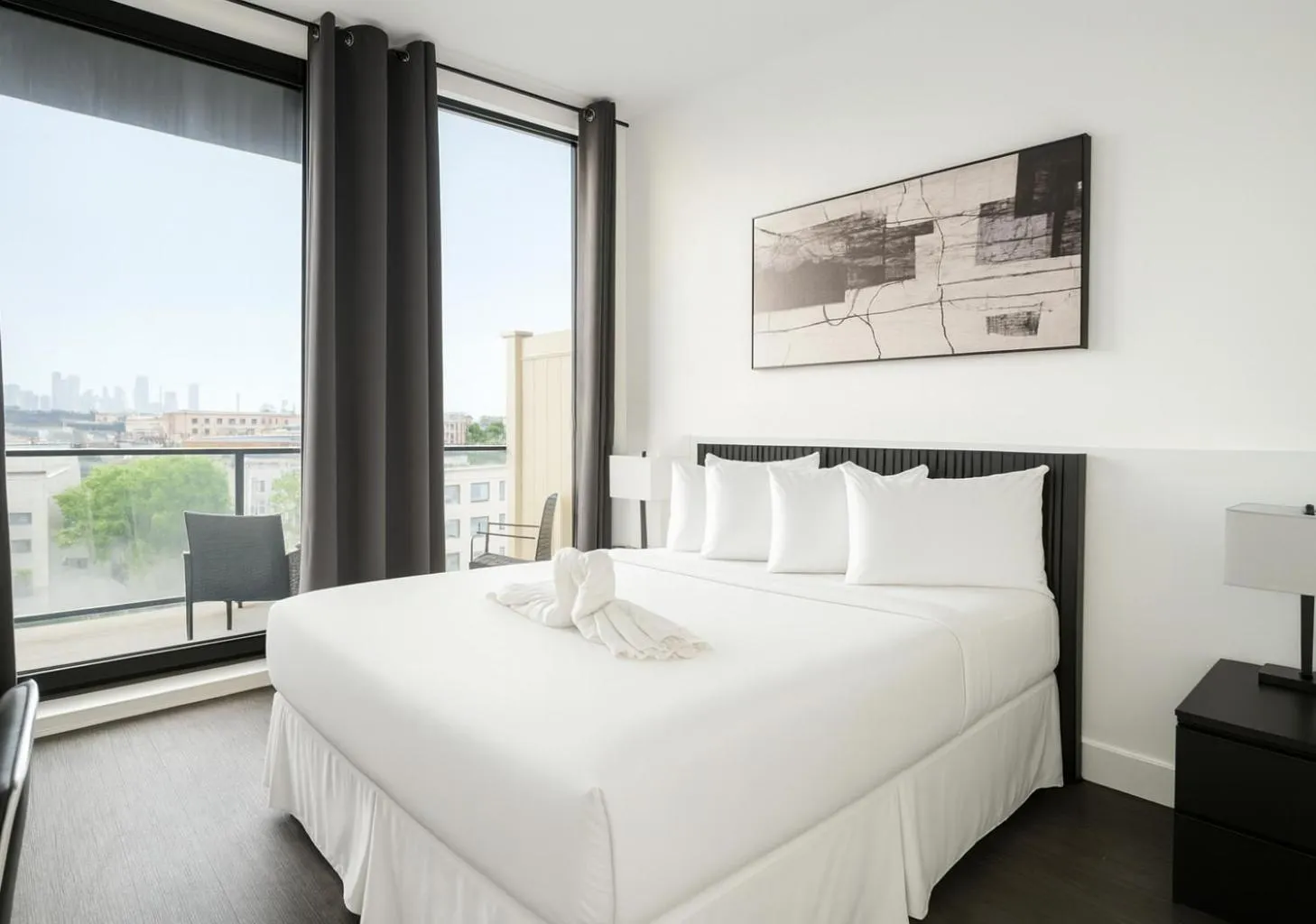 Bed in Nova Hotel Brooklyn