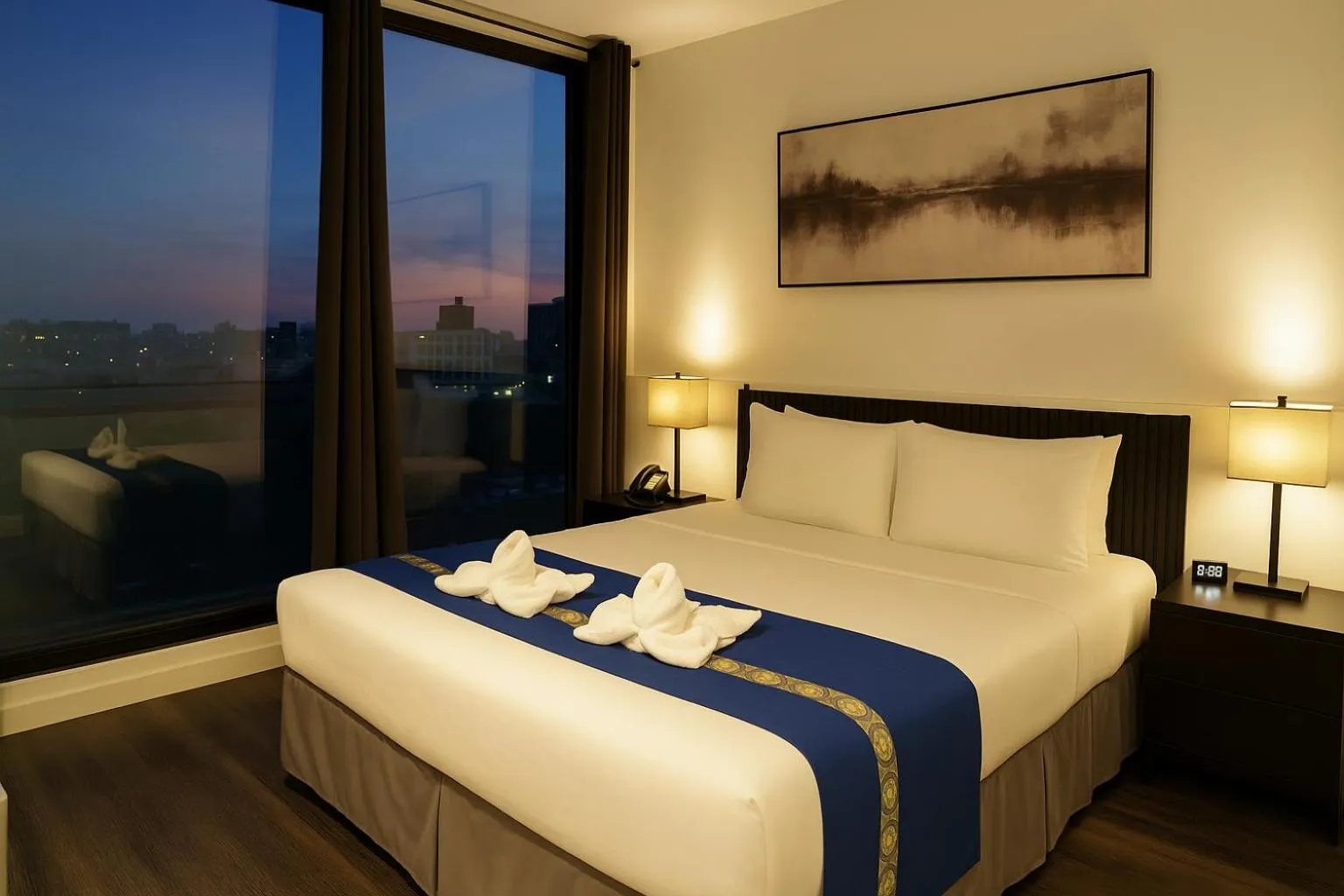 Bed in Nova Hotel Brooklyn