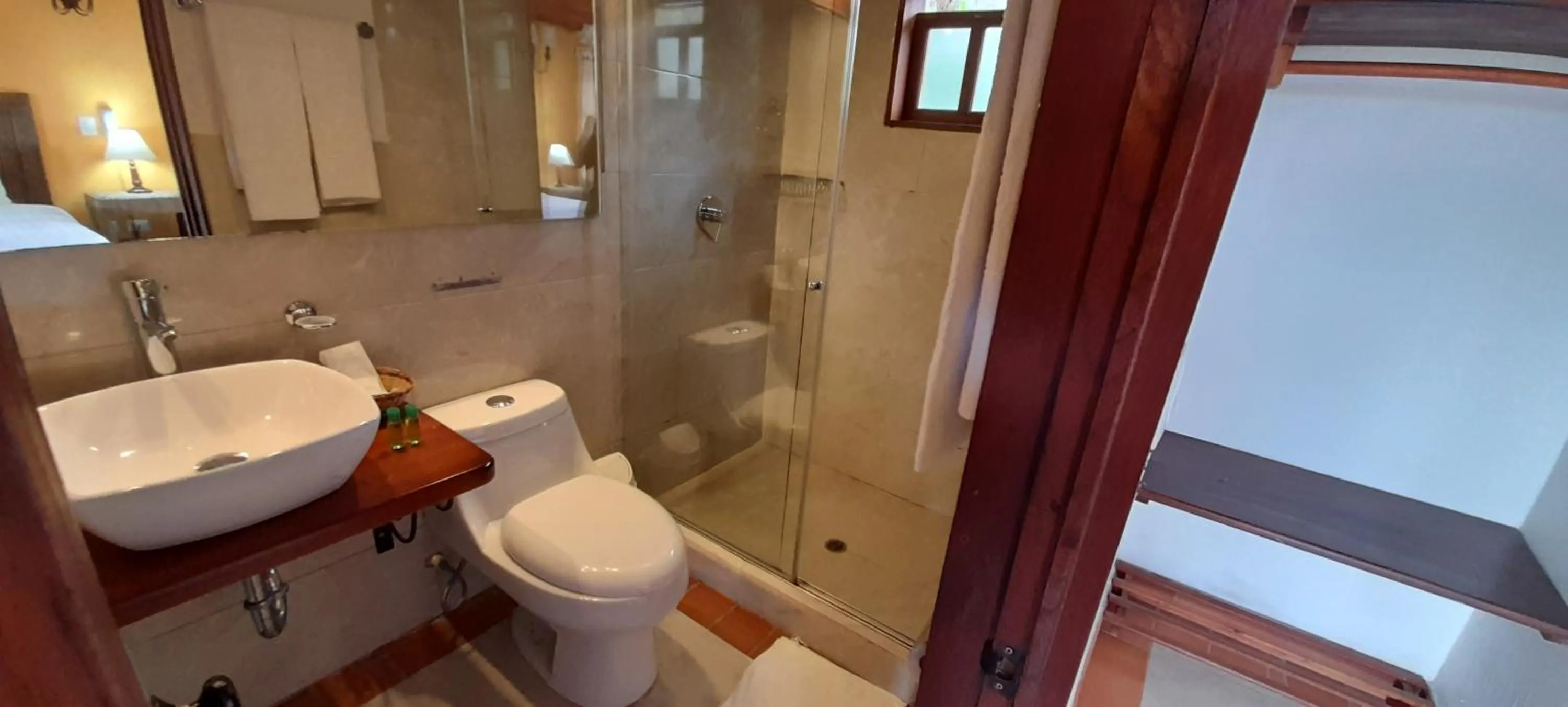 Bathroom in Hotel Bosque de la Villa