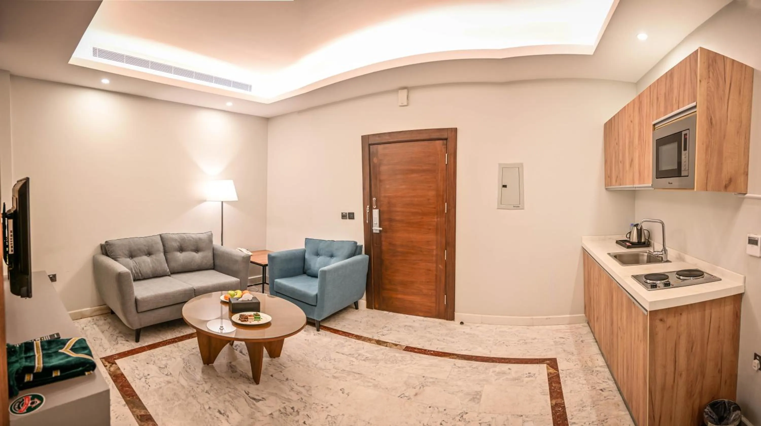 Living room in Sas Blue Suites