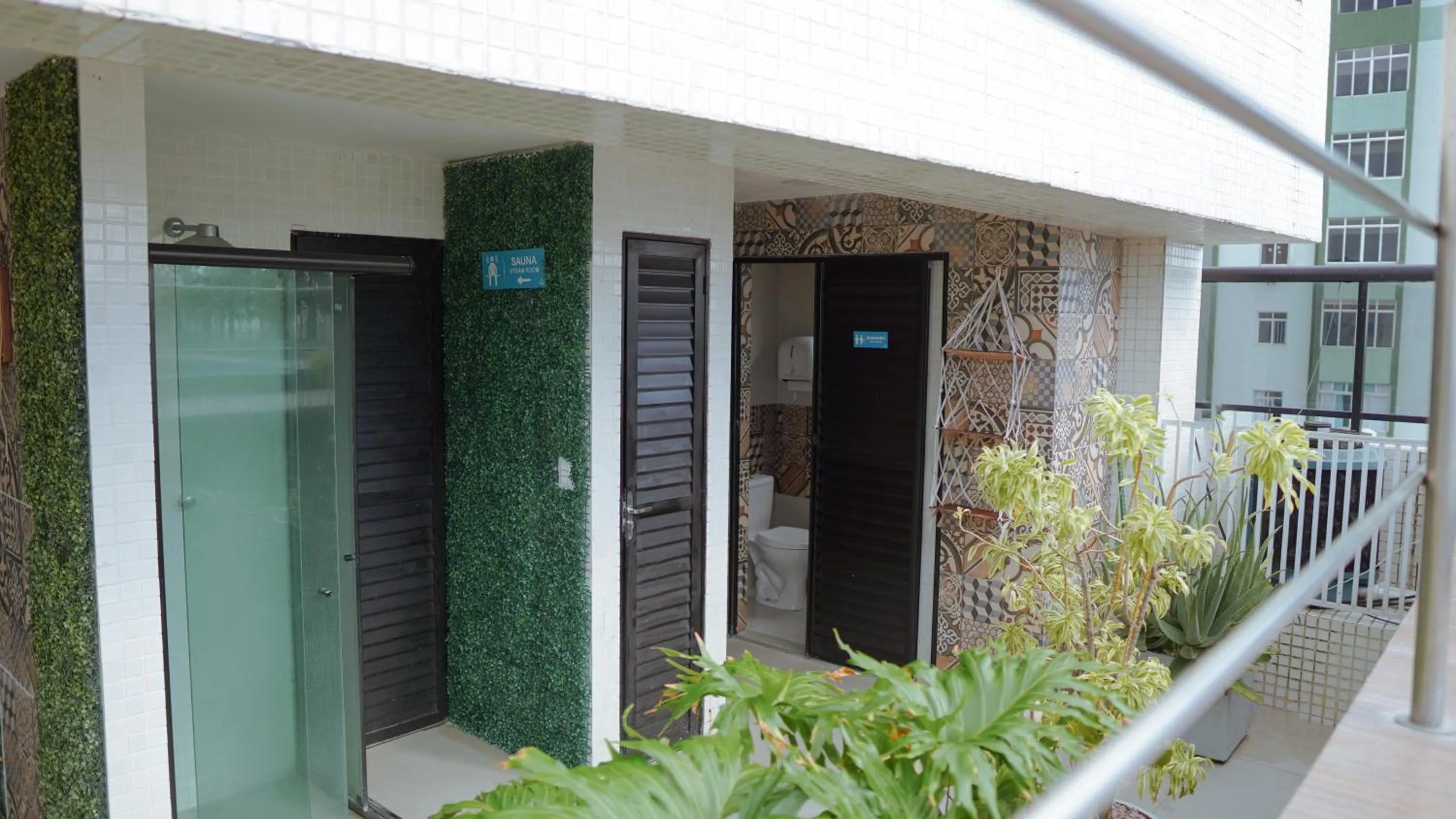 Sauna in Atlântico Praia Hotel