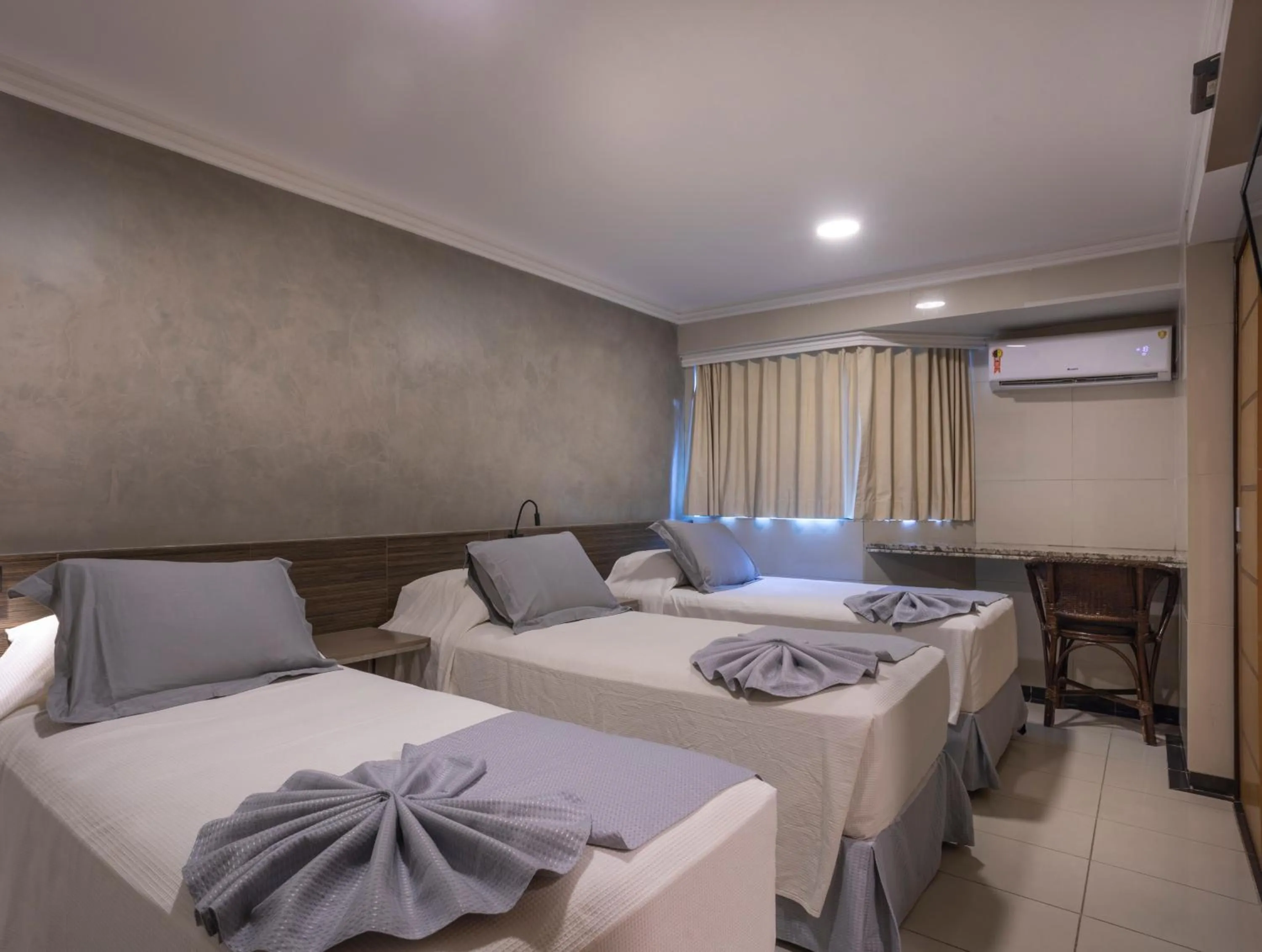 Bed in Atlântico Praia Hotel