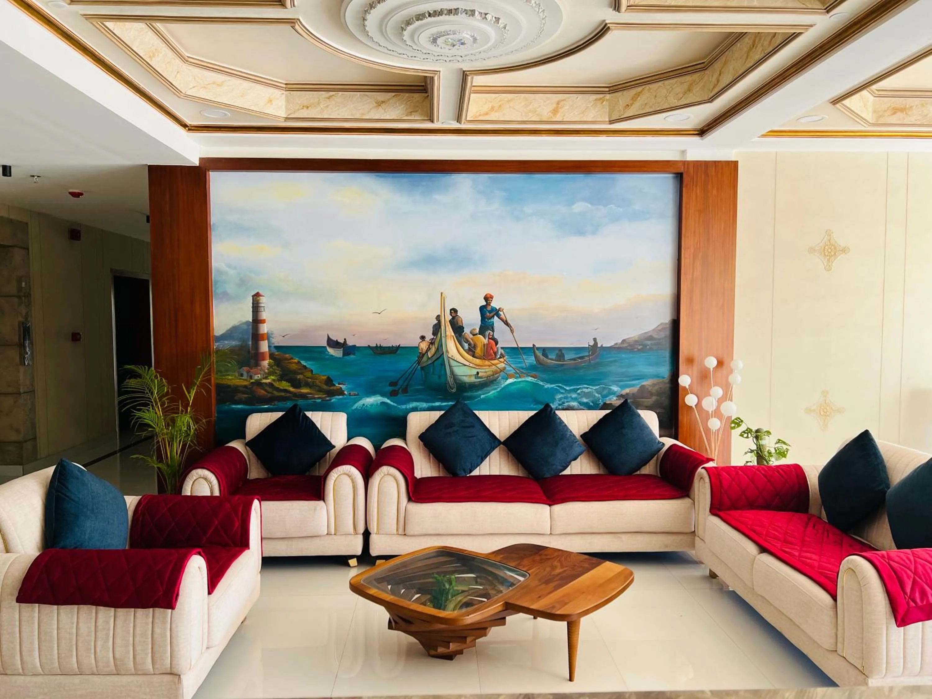 Lobby or reception in Hotel Seapark