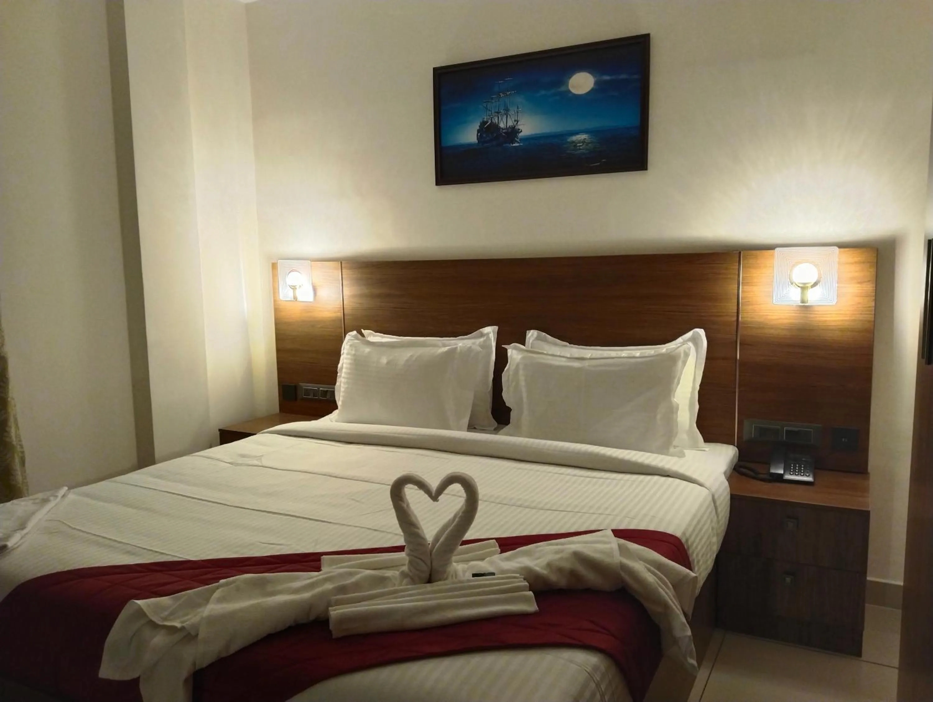 Bedroom, Bed in Hotel Seapark