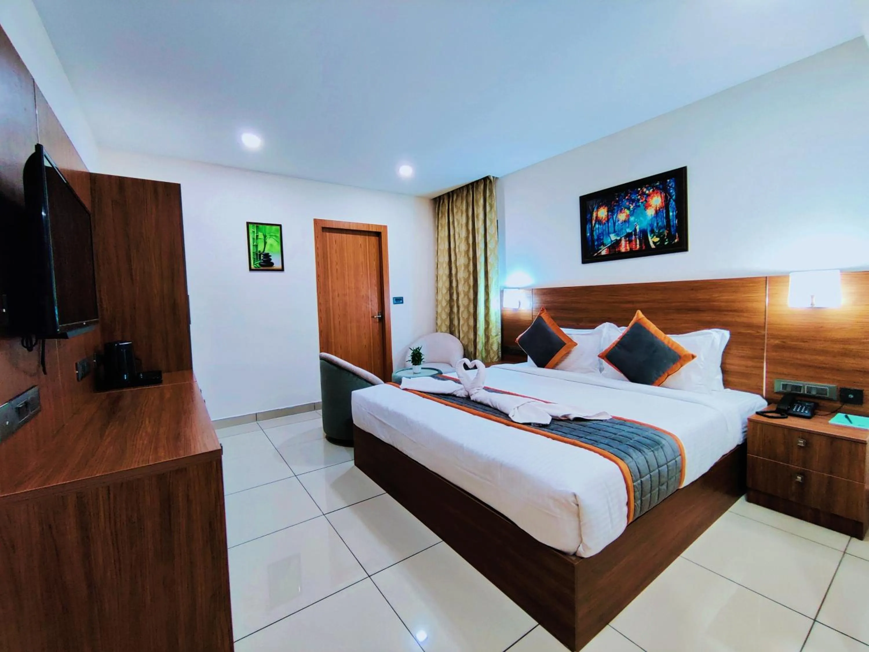 Bedroom, Bed in Hotel Seapark