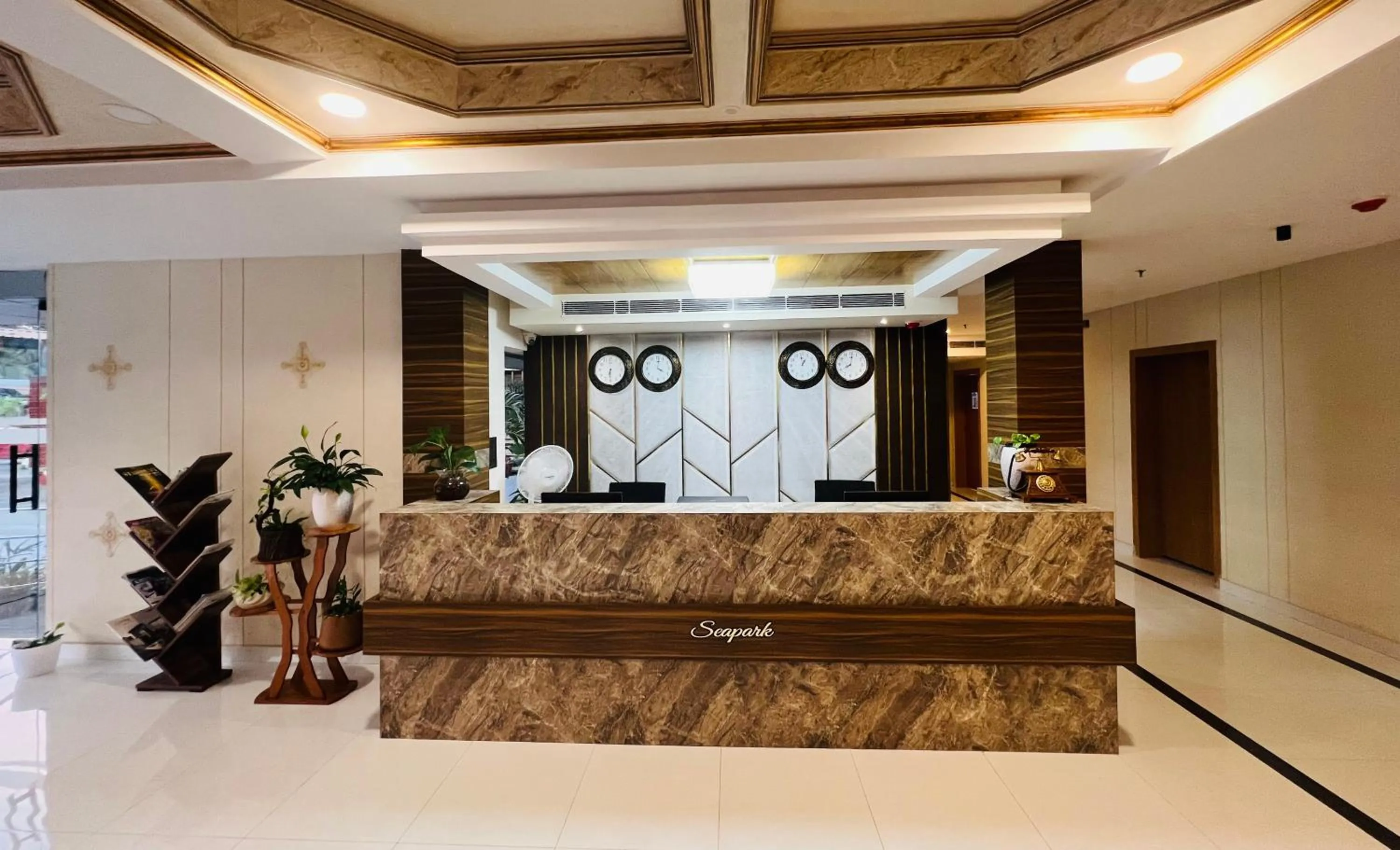 Lobby or reception in Hotel Seapark