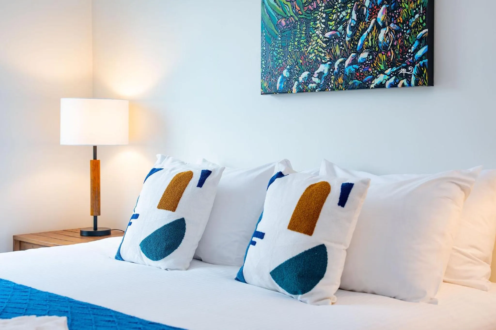 Bed in Switchback Suite by Revelstoke Vacations