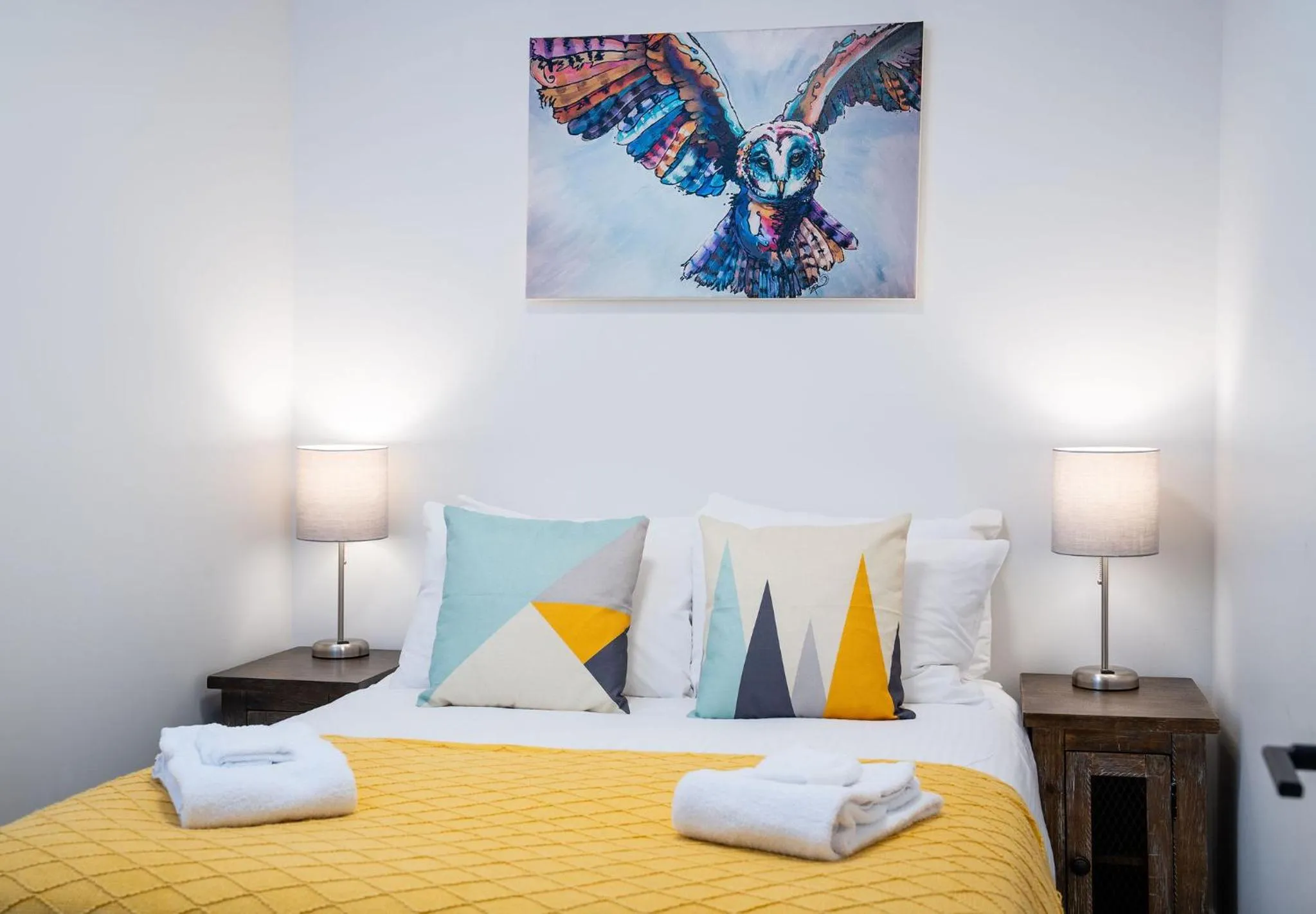 Bed in Switchback Suite by Revelstoke Vacations