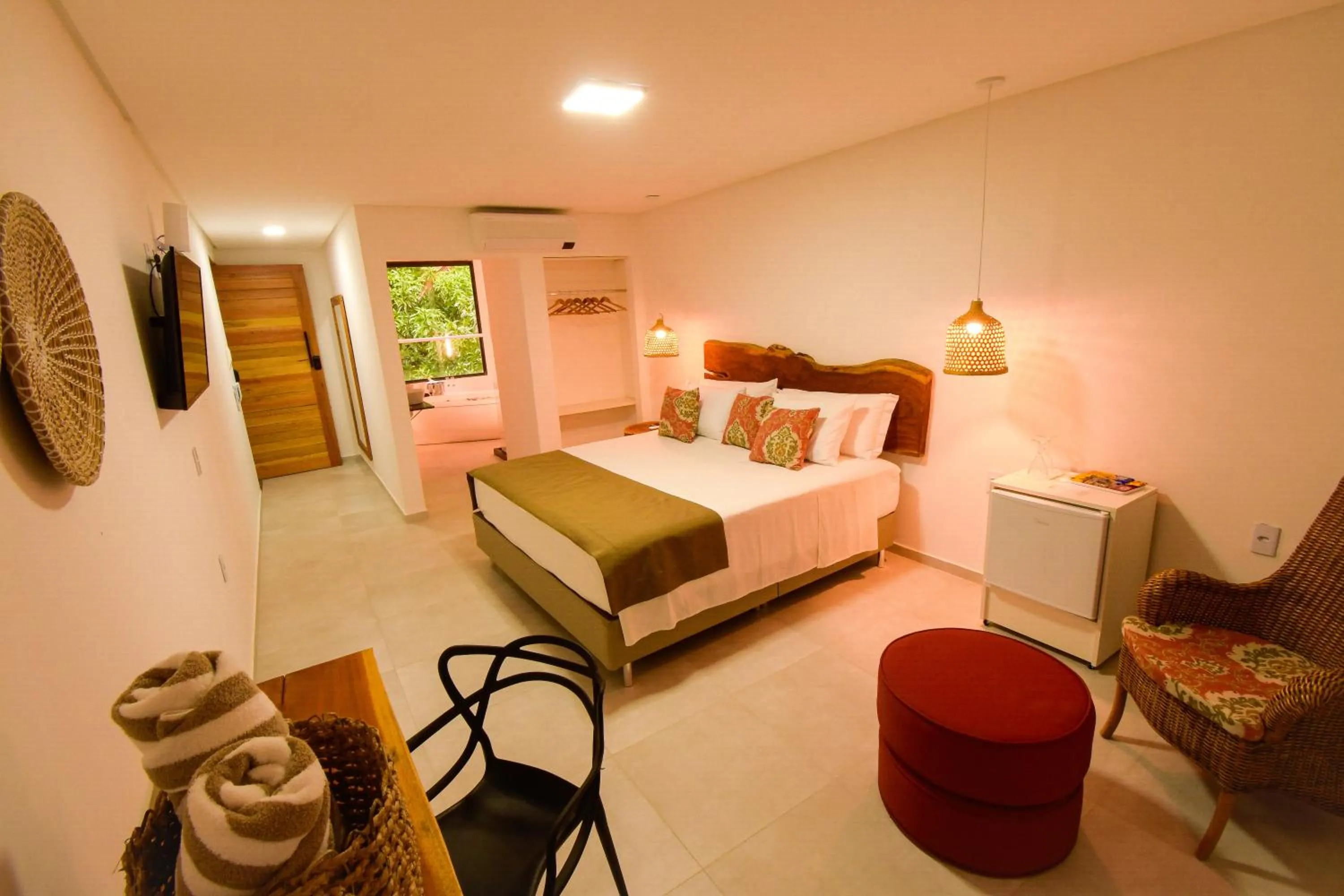 Bedroom, Bed in Milie Lounge Pousada