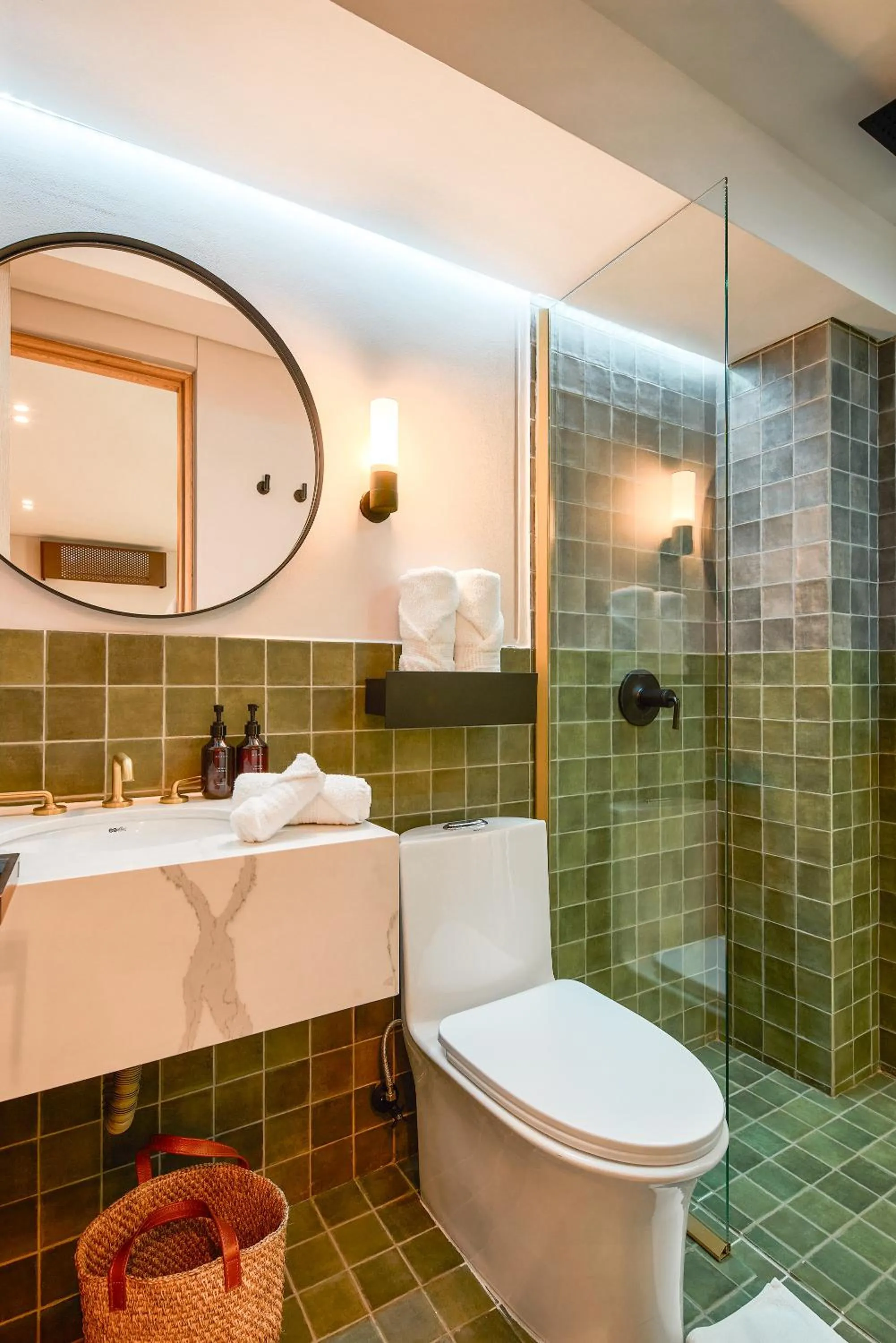 Bathroom in Wellcomm Spa & Hotel