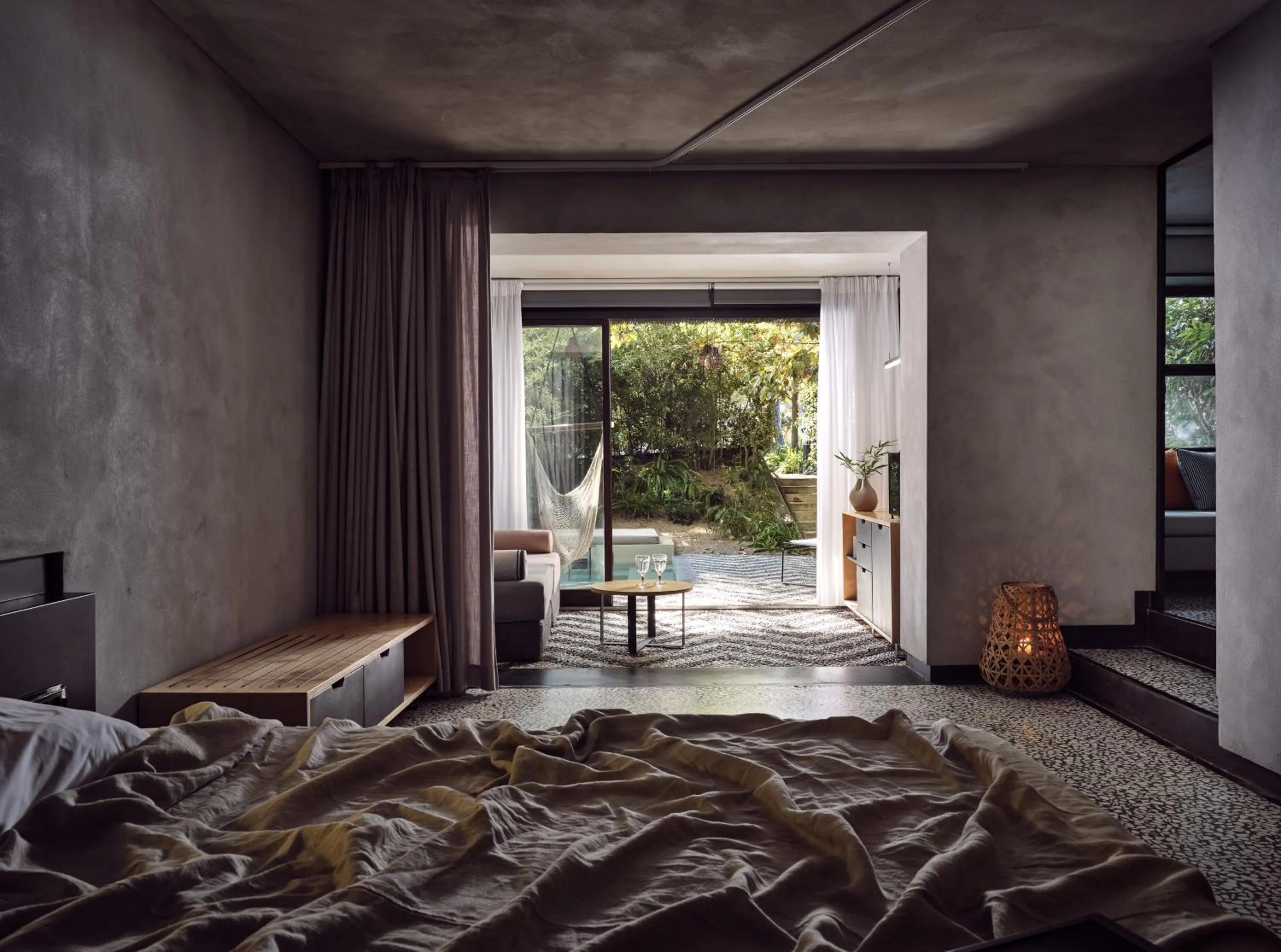 Bedroom, Bed in Ekies All Senses Resort, a Member of Design Hotels