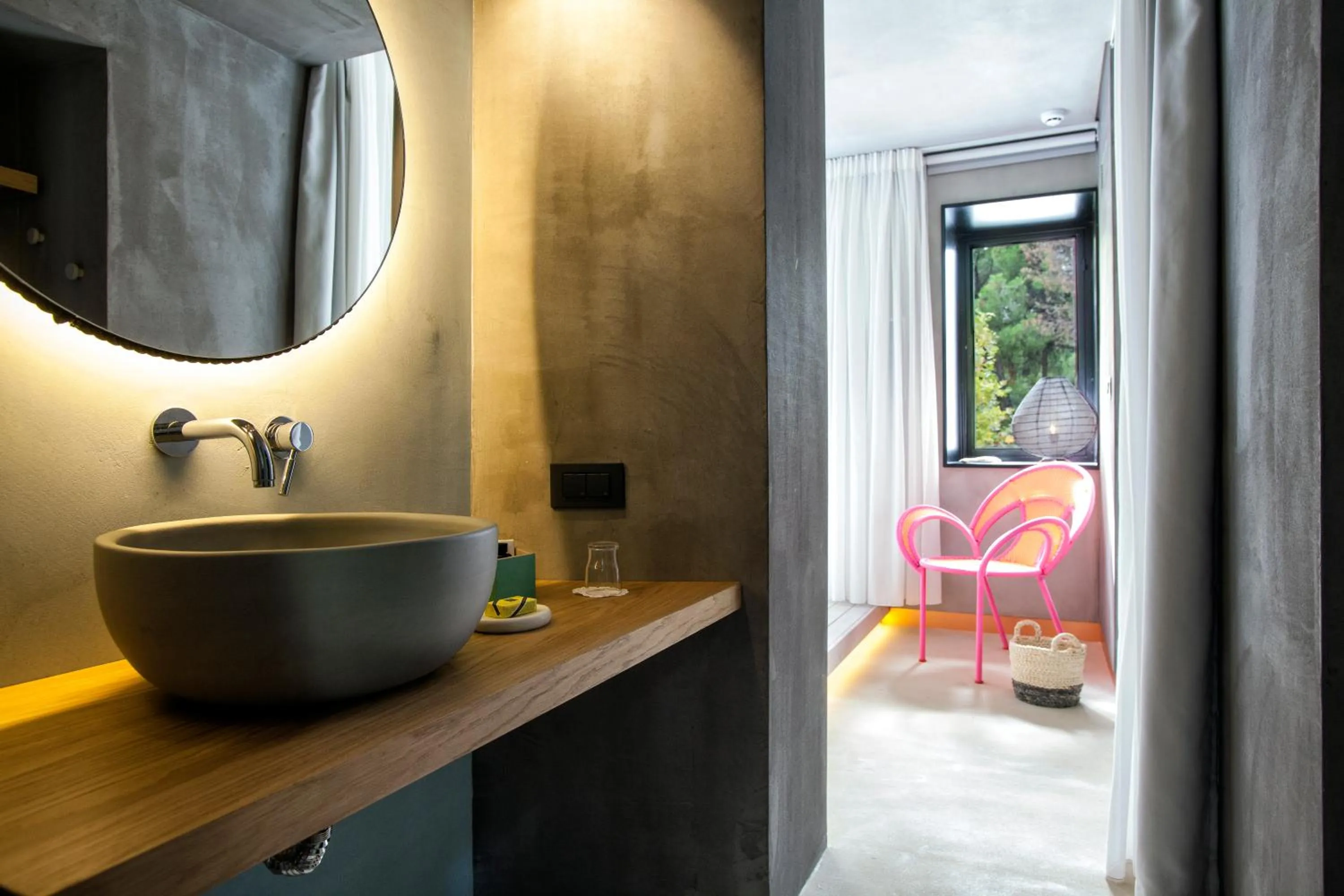 Bathroom in Ekies All Senses Resort, a Member of Design Hotels