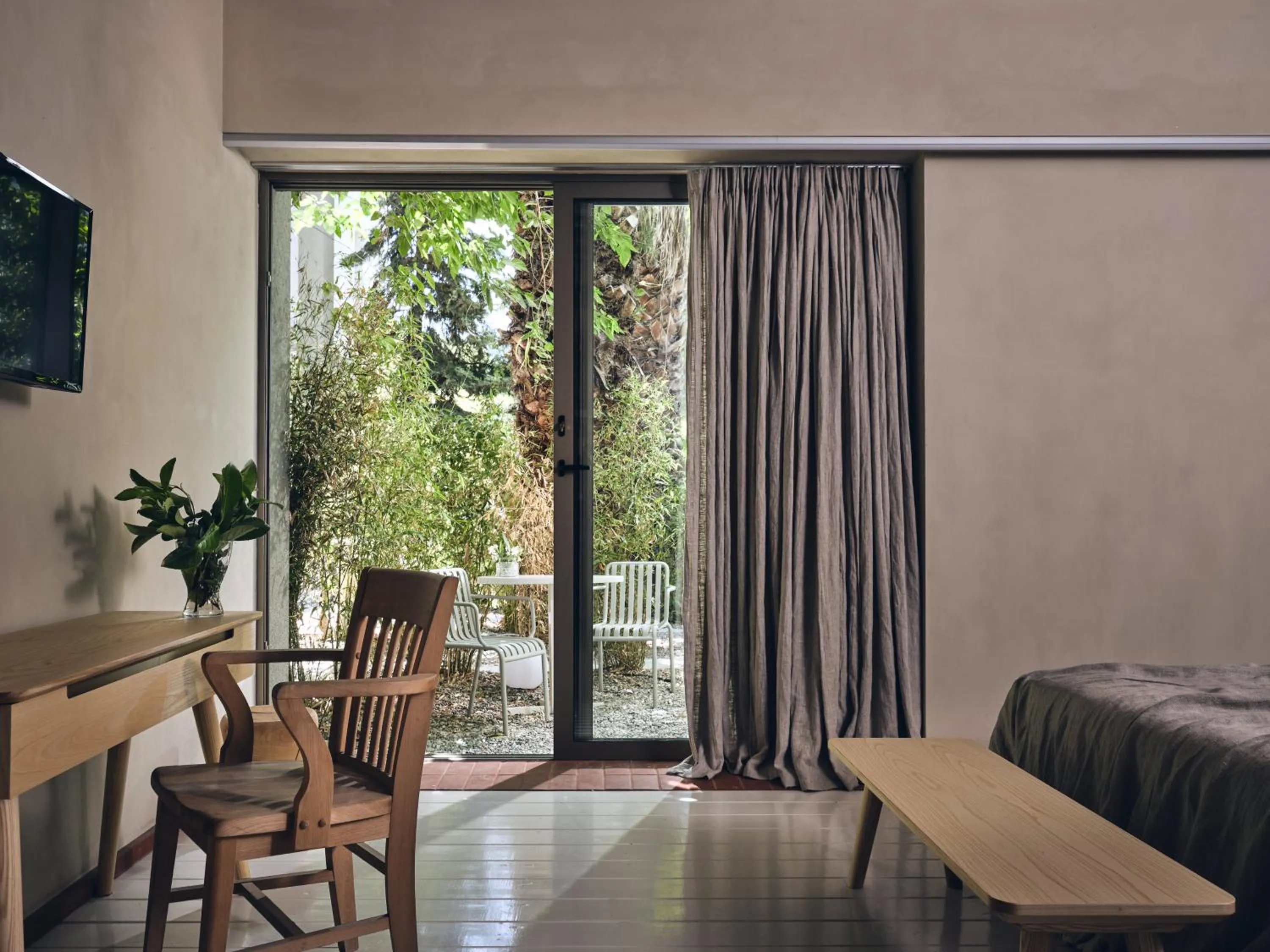 Bedroom in Ekies All Senses Resort, a Member of Design Hotels