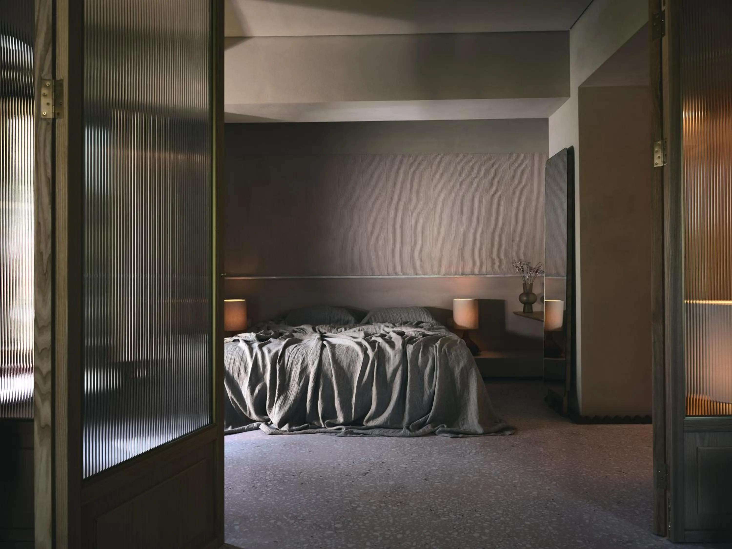 Bedroom, Bed in Ekies All Senses Resort, a Member of Design Hotels