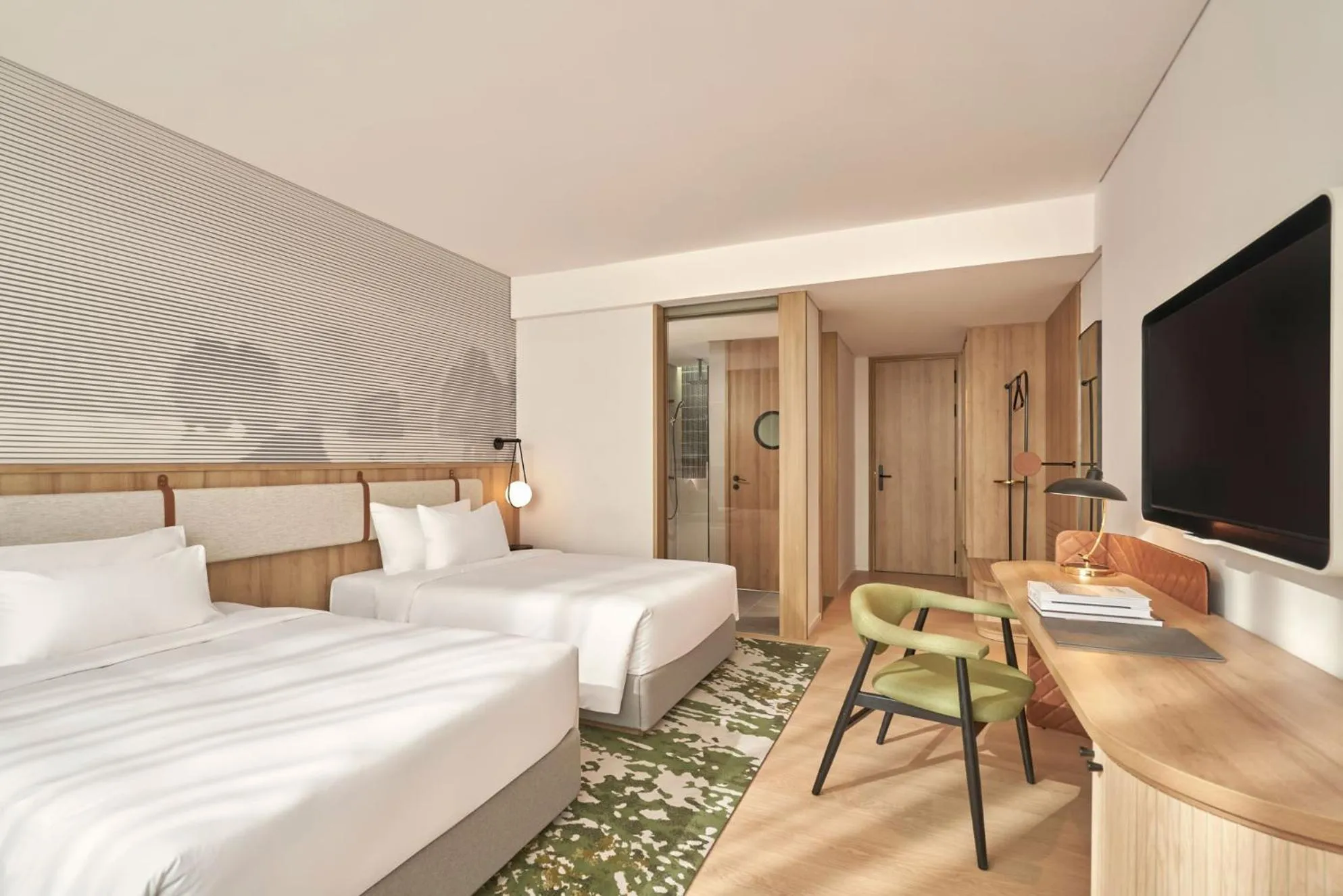 Bed in The Yacht Hotel by DC