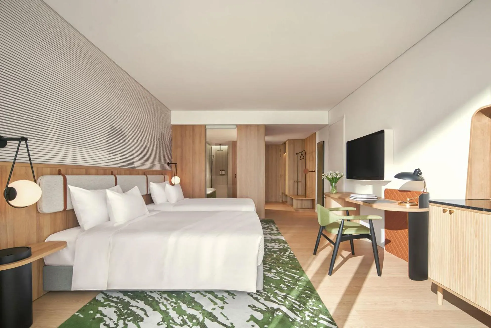 Bed in The Yacht Hotel by DC