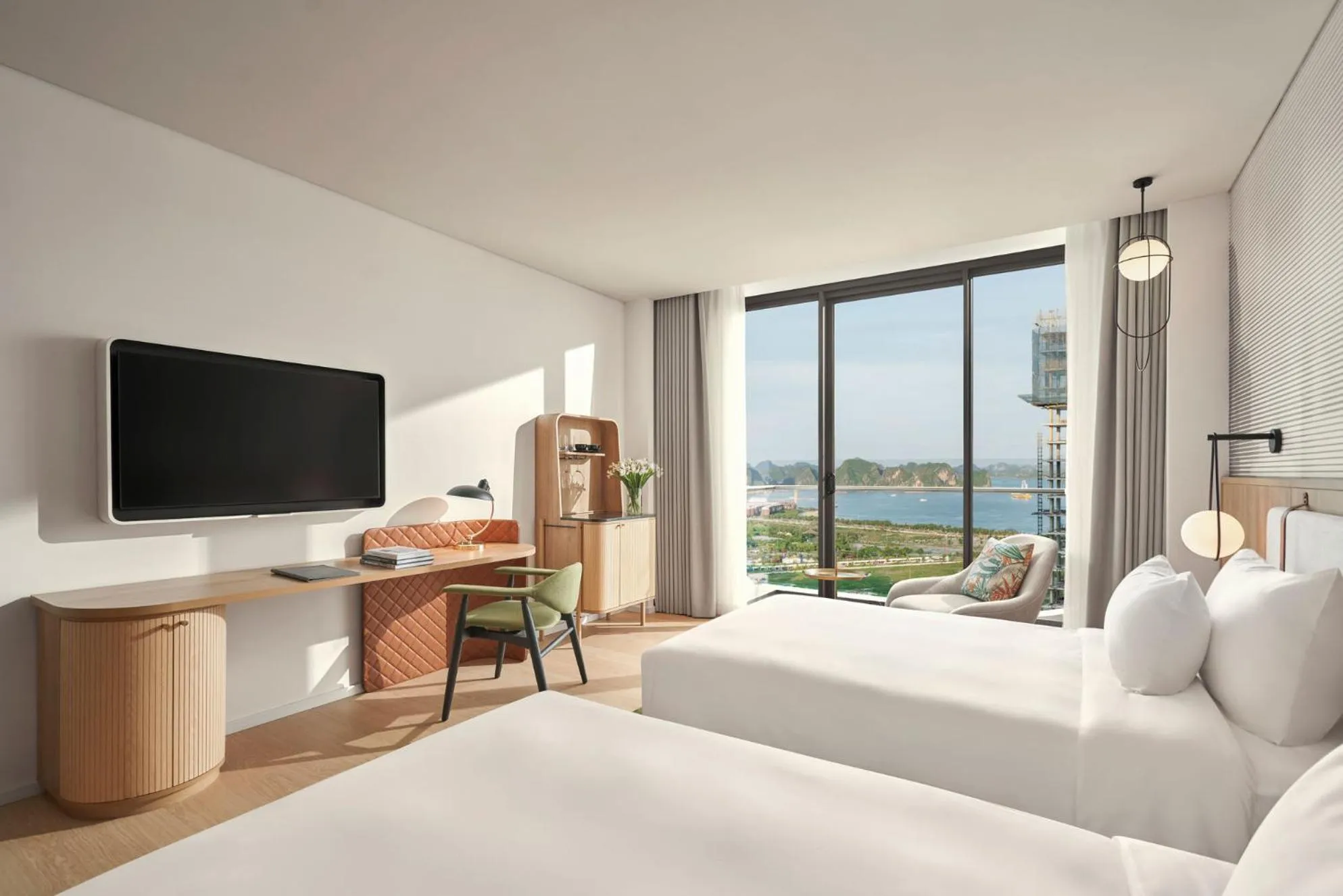 Bed in The Yacht Hotel by DC