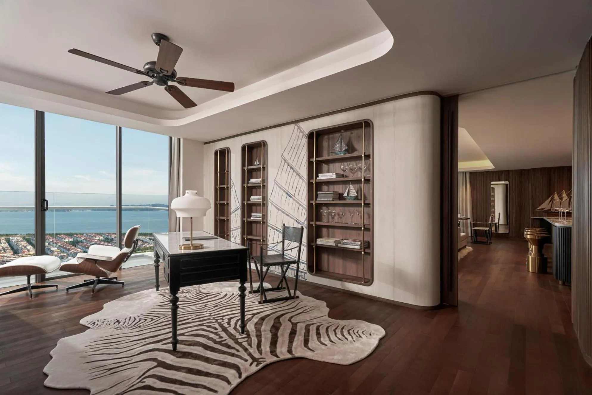 Seating area in The Yacht Hotel by DC