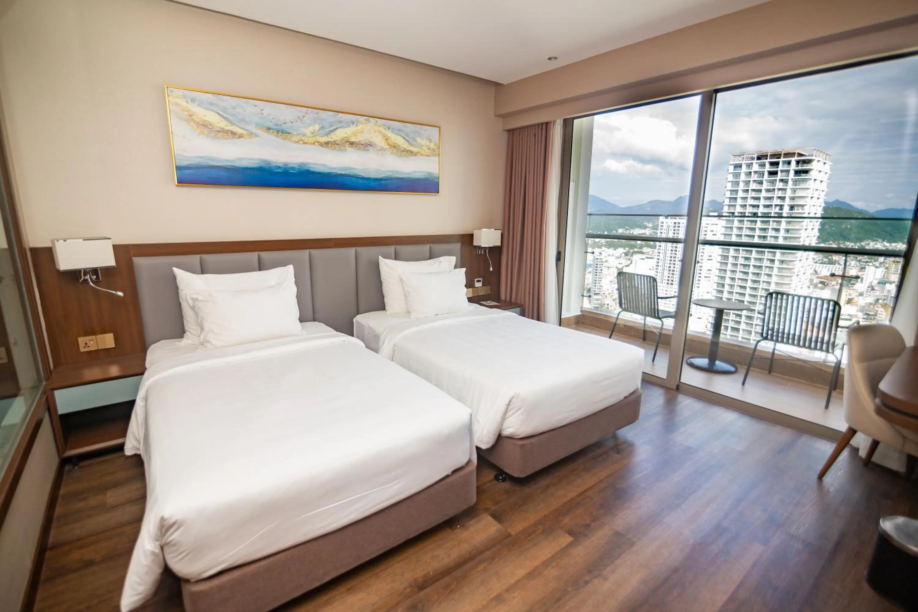 Bed in Annova Nha Trang Hotel