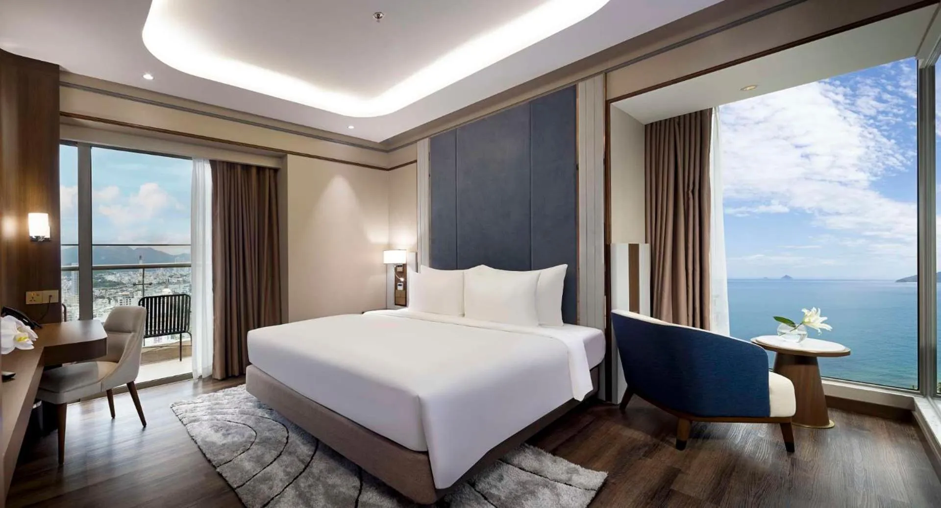 Bed in Annova Nha Trang Hotel