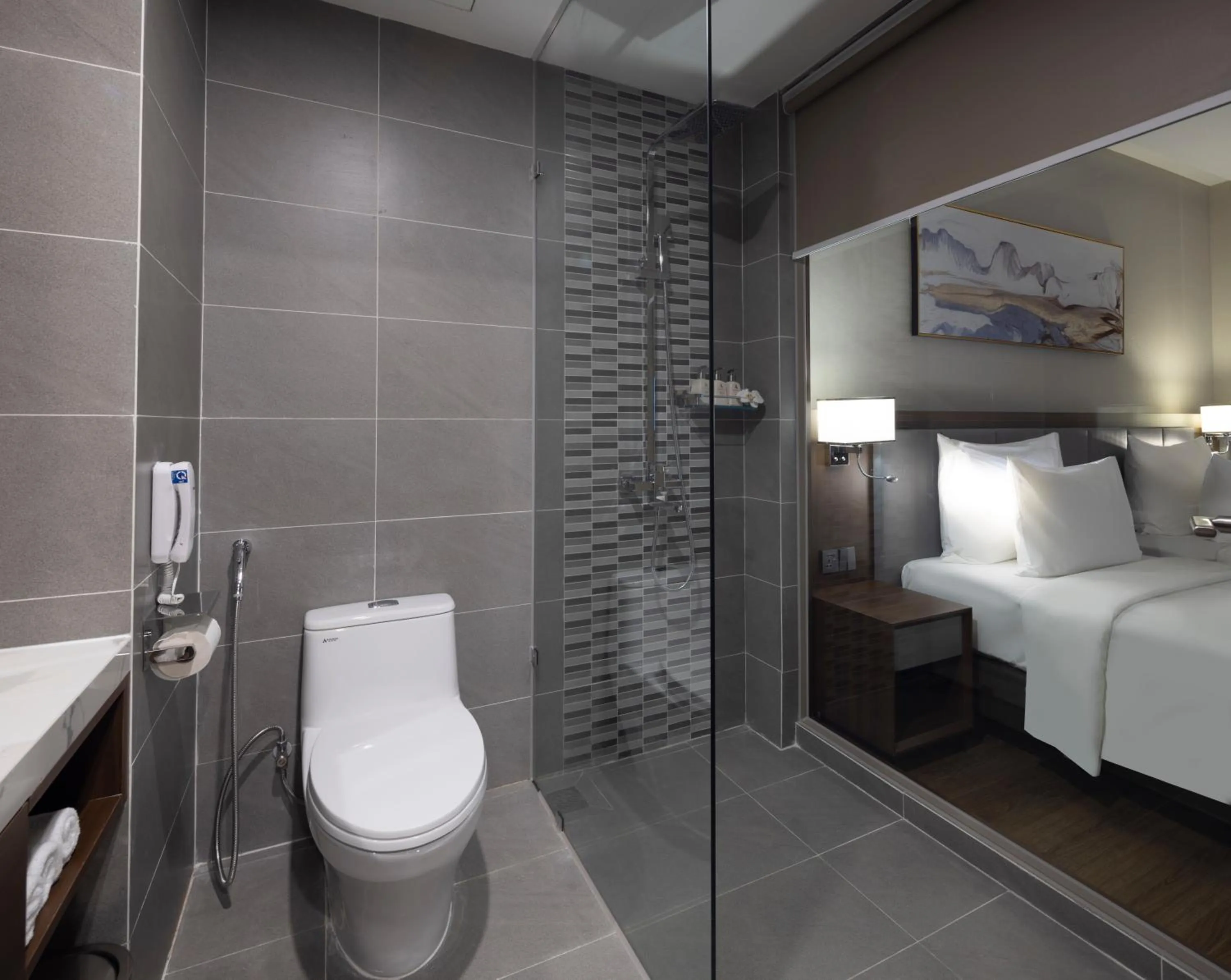 Toilet, Bed in Annova Nha Trang Hotel