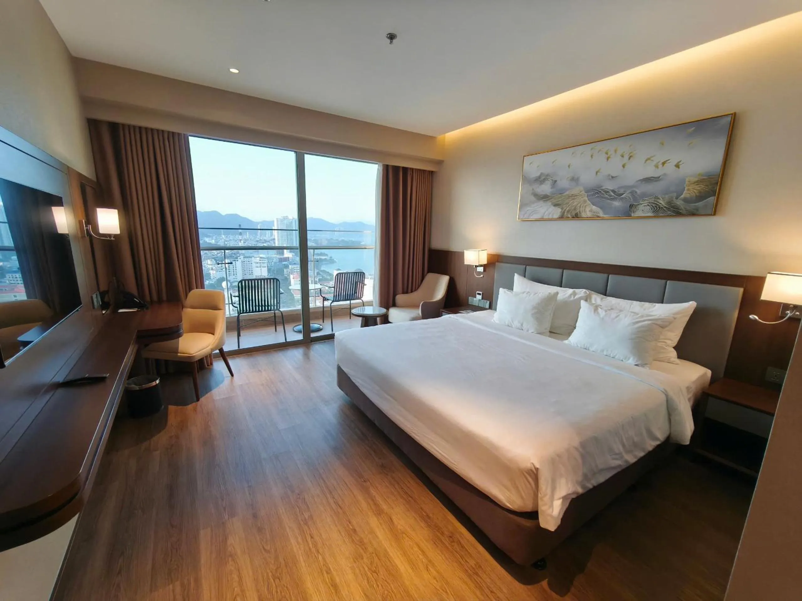 Bed in Annova Nha Trang Hotel