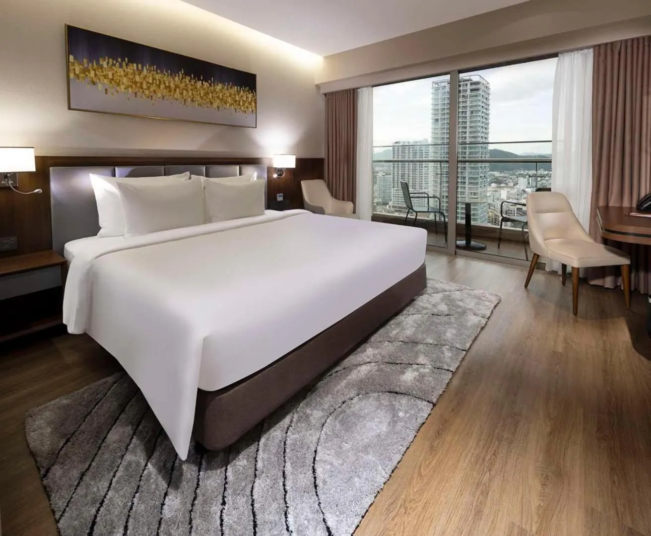 Bed in Annova Nha Trang Hotel