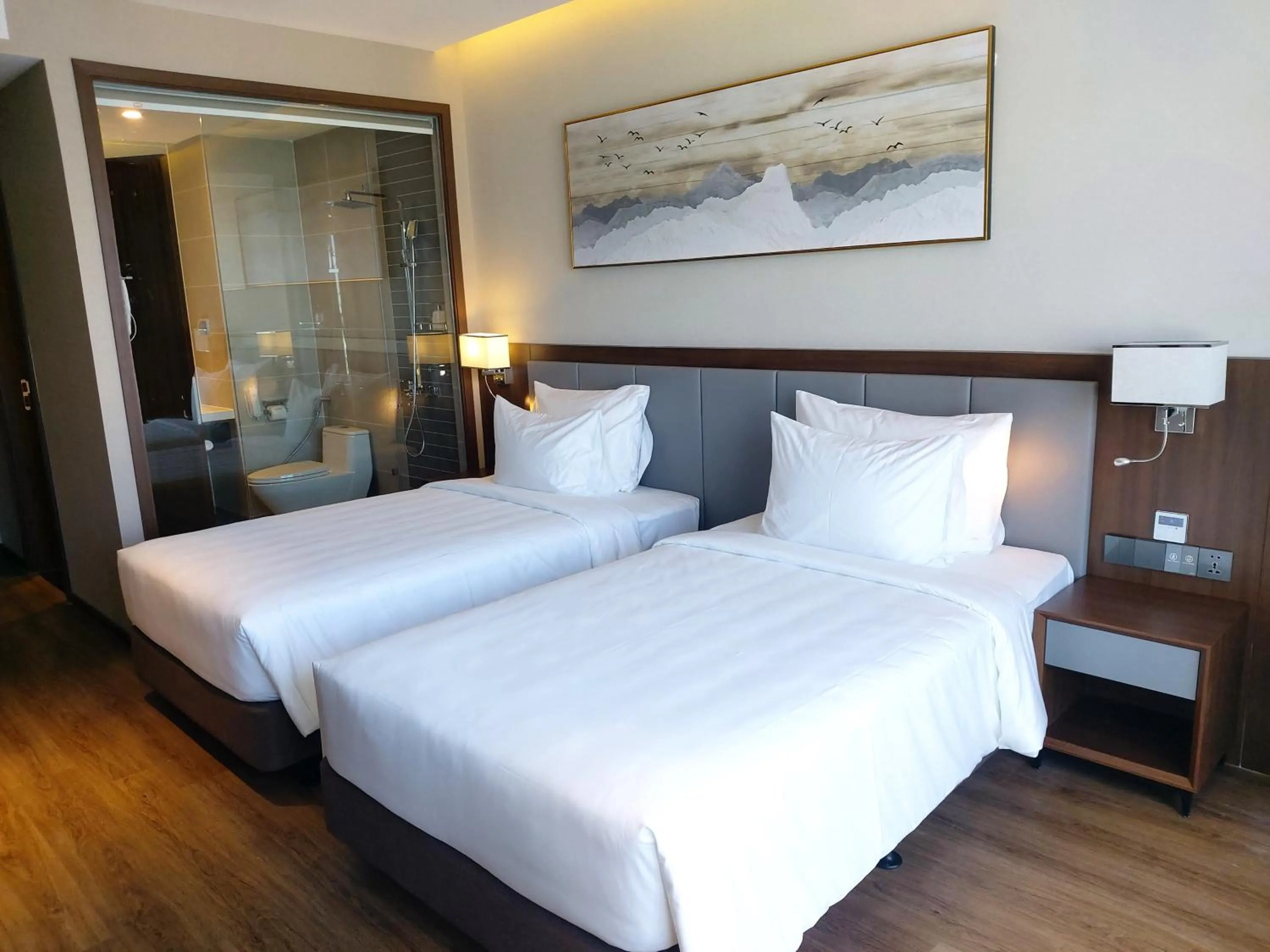 Bed in Annova Nha Trang Hotel