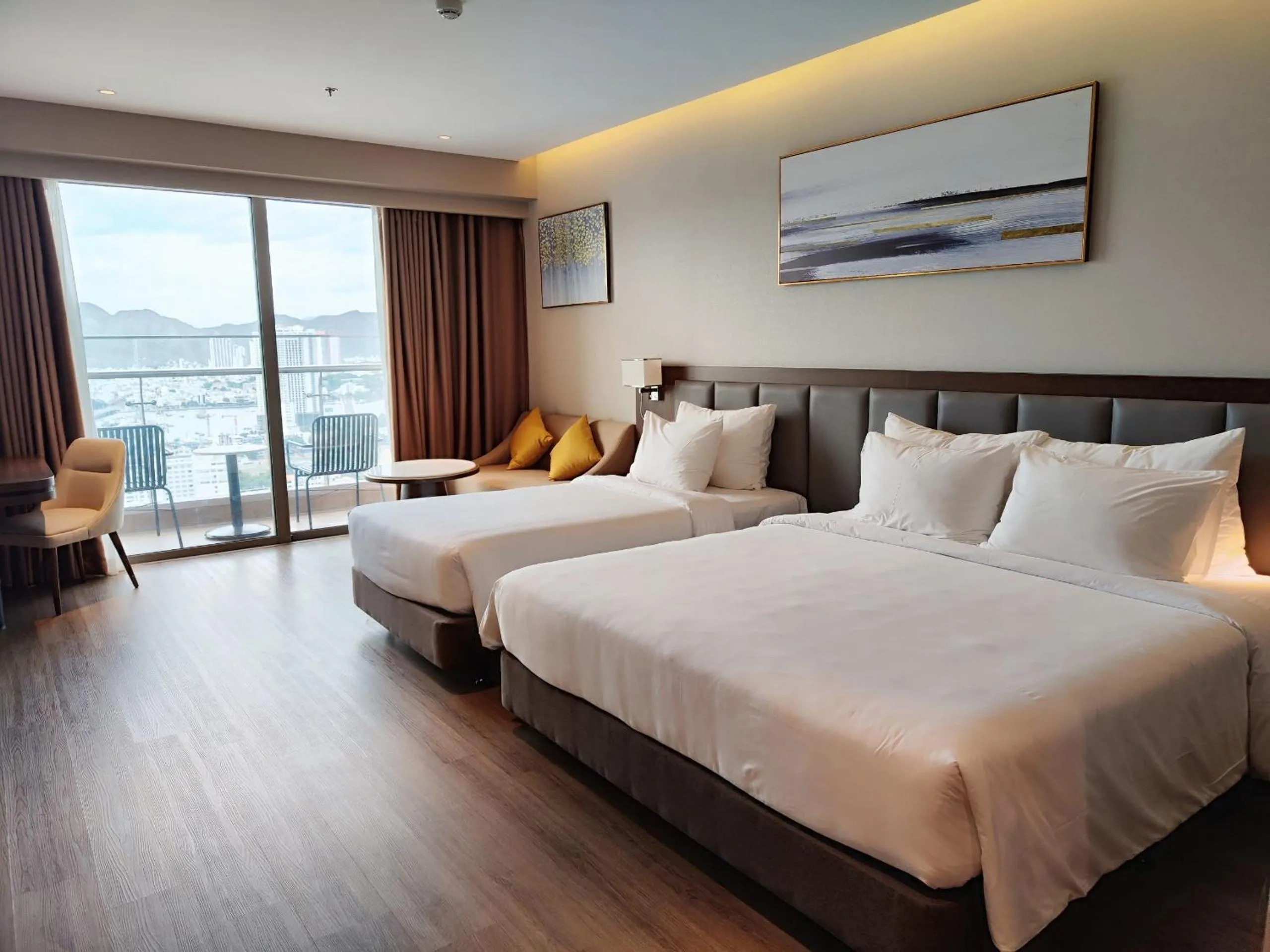 View (from property/room), Bed in Annova Nha Trang Hotel