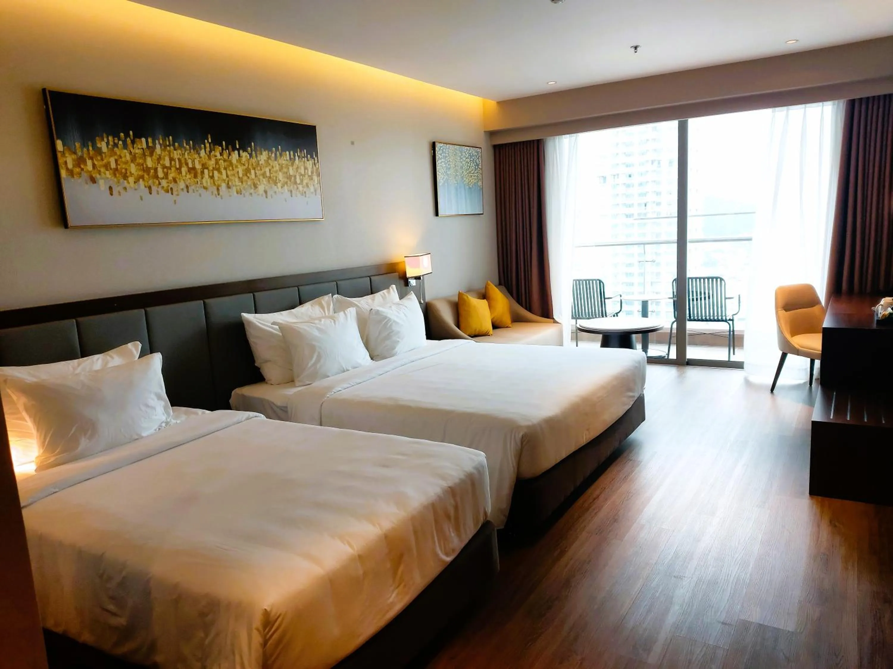 View (from property/room), Bed in Annova Nha Trang Hotel