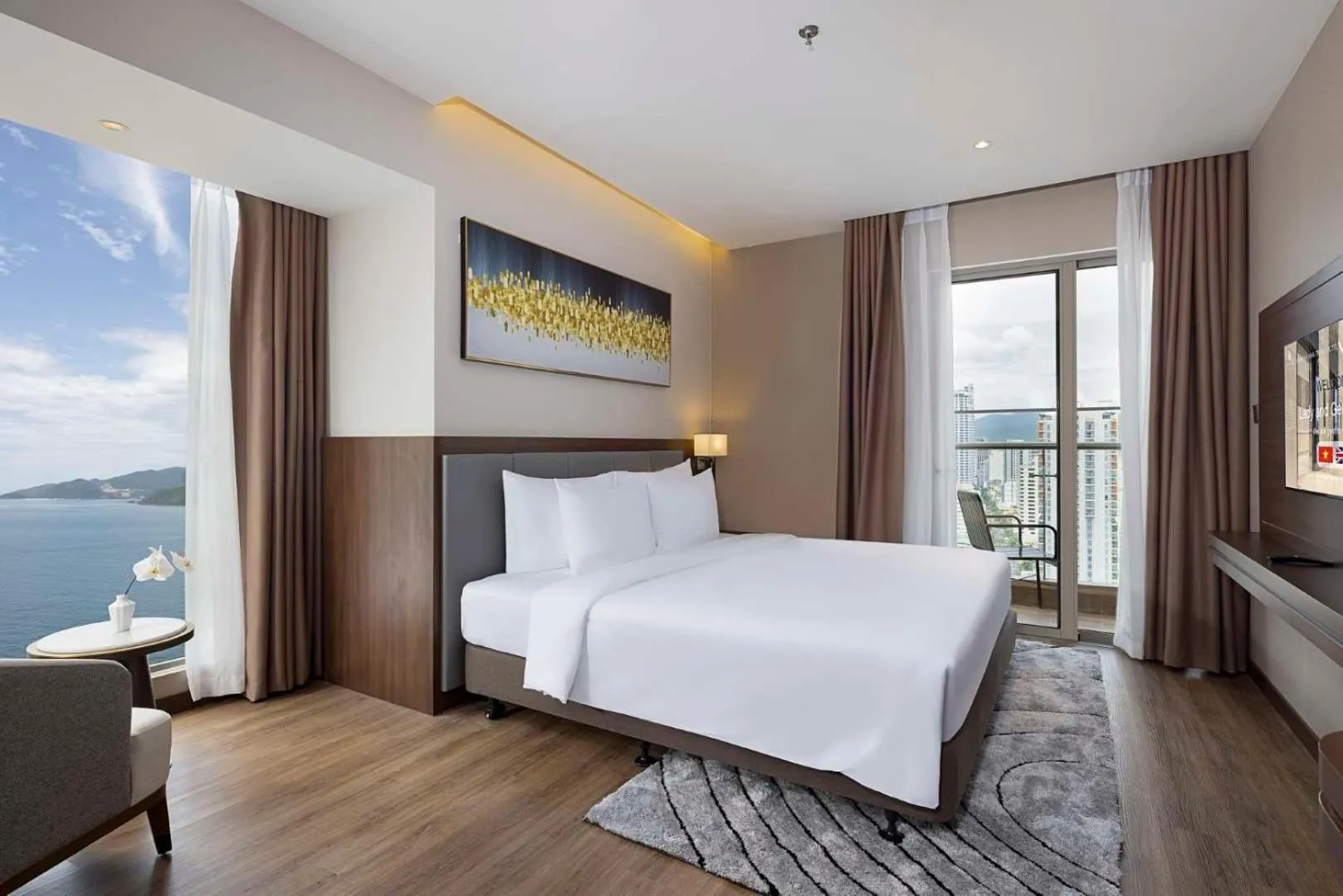 Bed in Annova Nha Trang Hotel