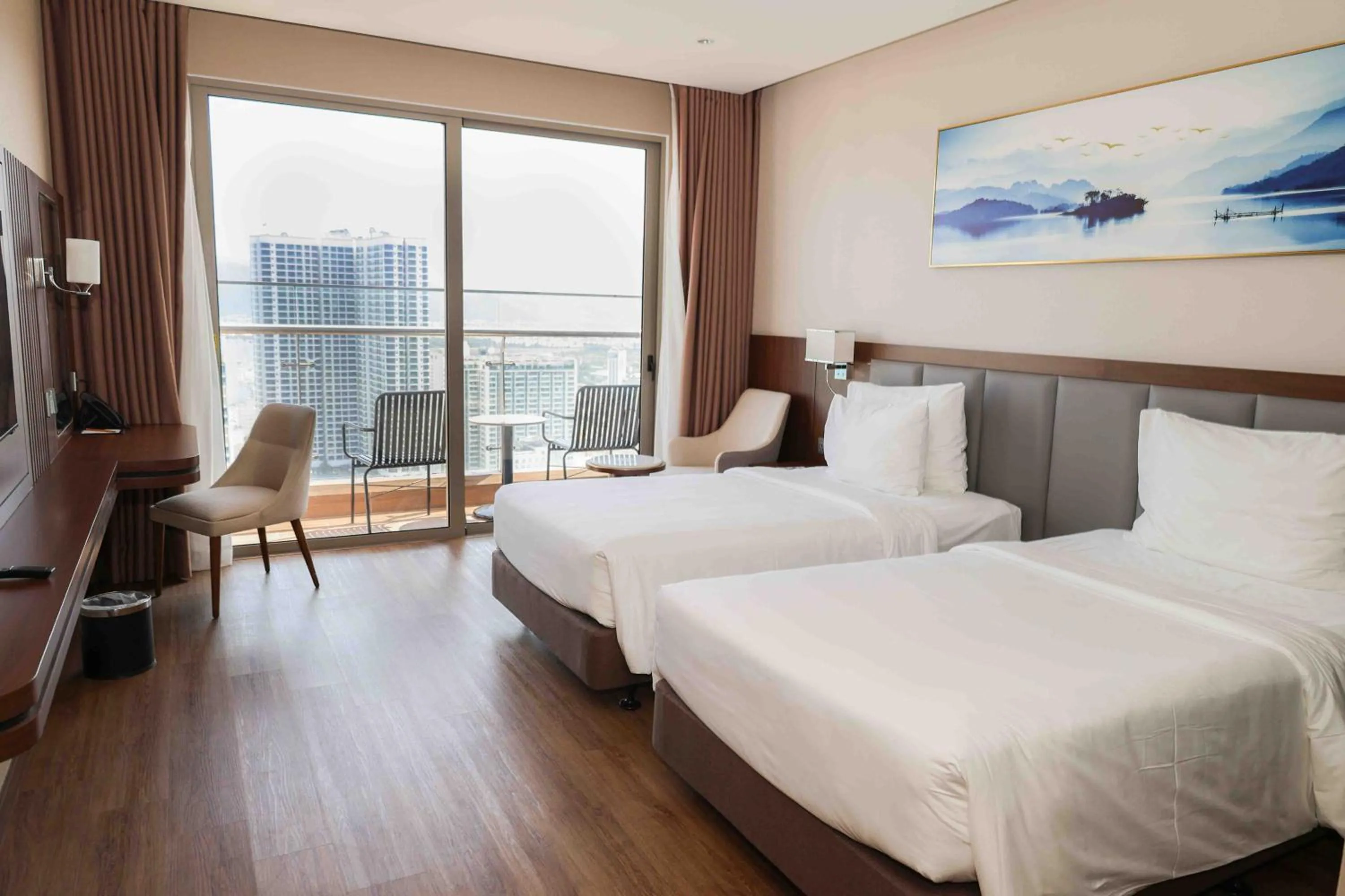 Bed in Annova Nha Trang Hotel