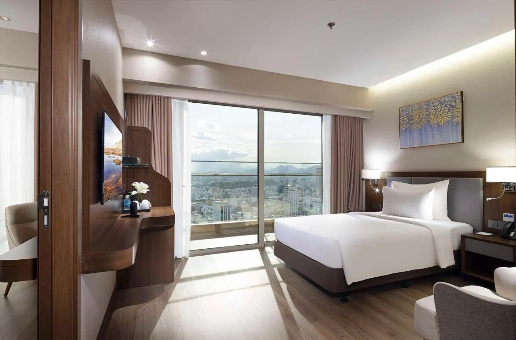 Natural landscape, Bed in Annova Nha Trang Hotel