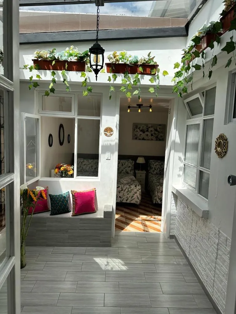 Living room in Casa Balthazar Hostel