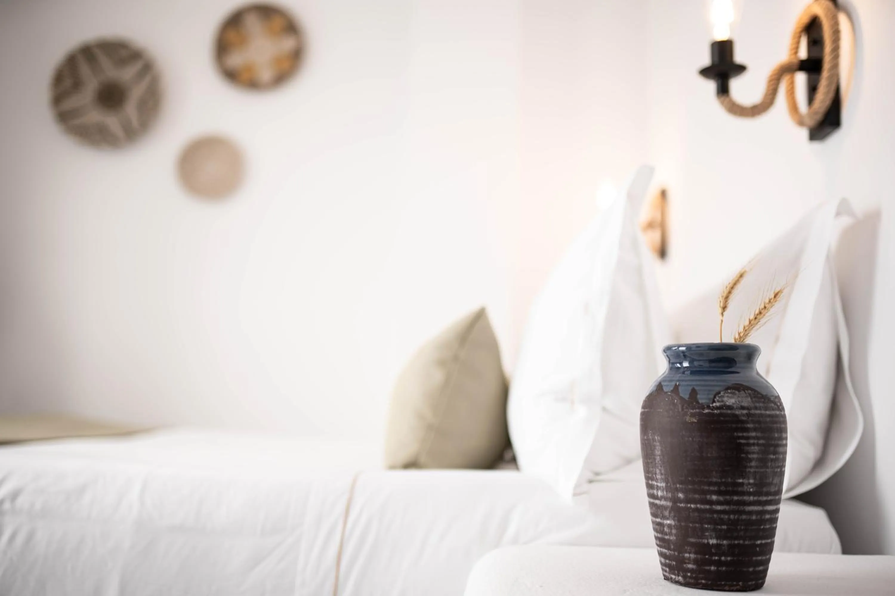 Bedroom, Bed in La Roka, Cliffside Memories