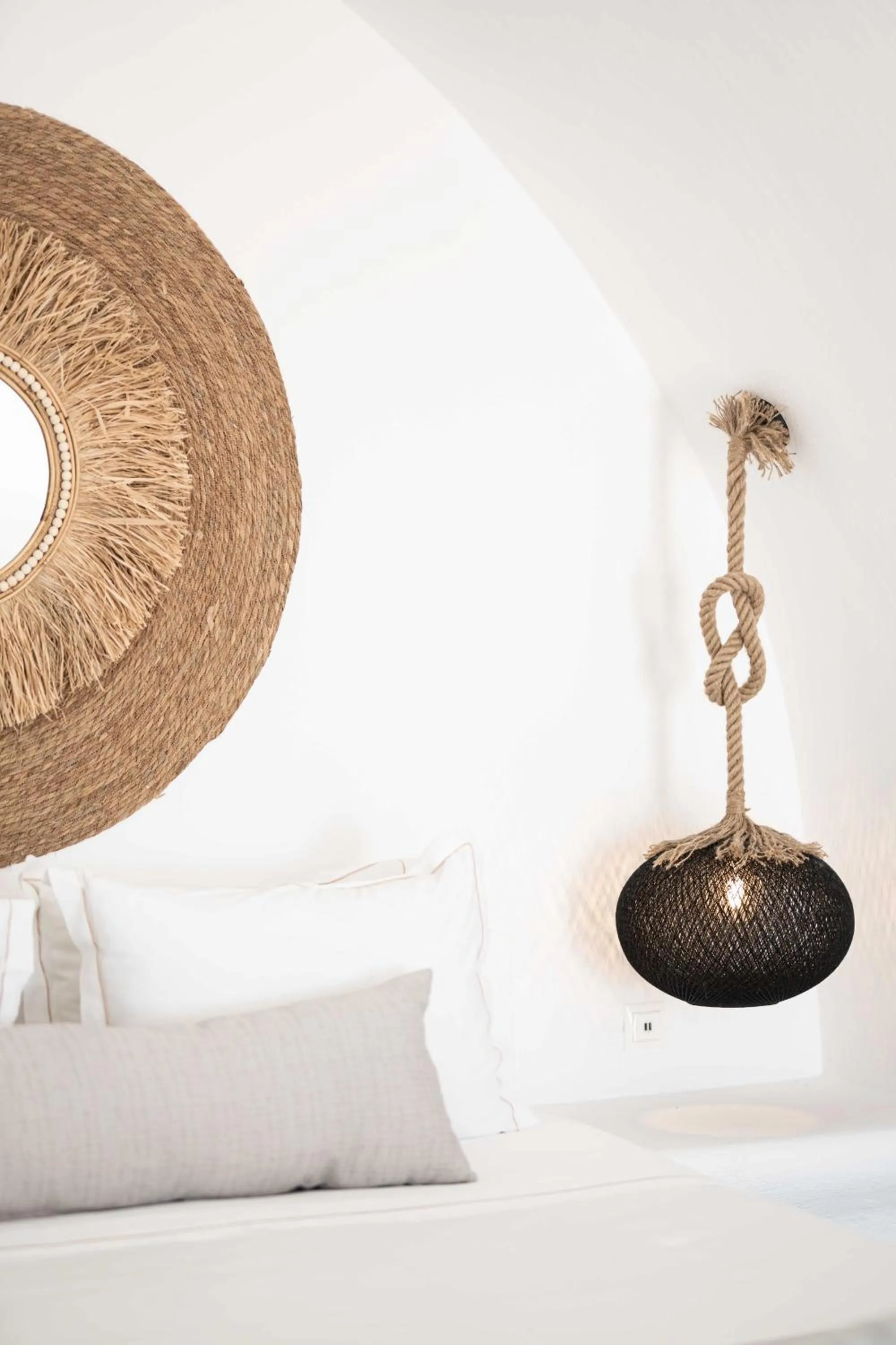 Decorative detail, Bed in La Roka, Cliffside Memories