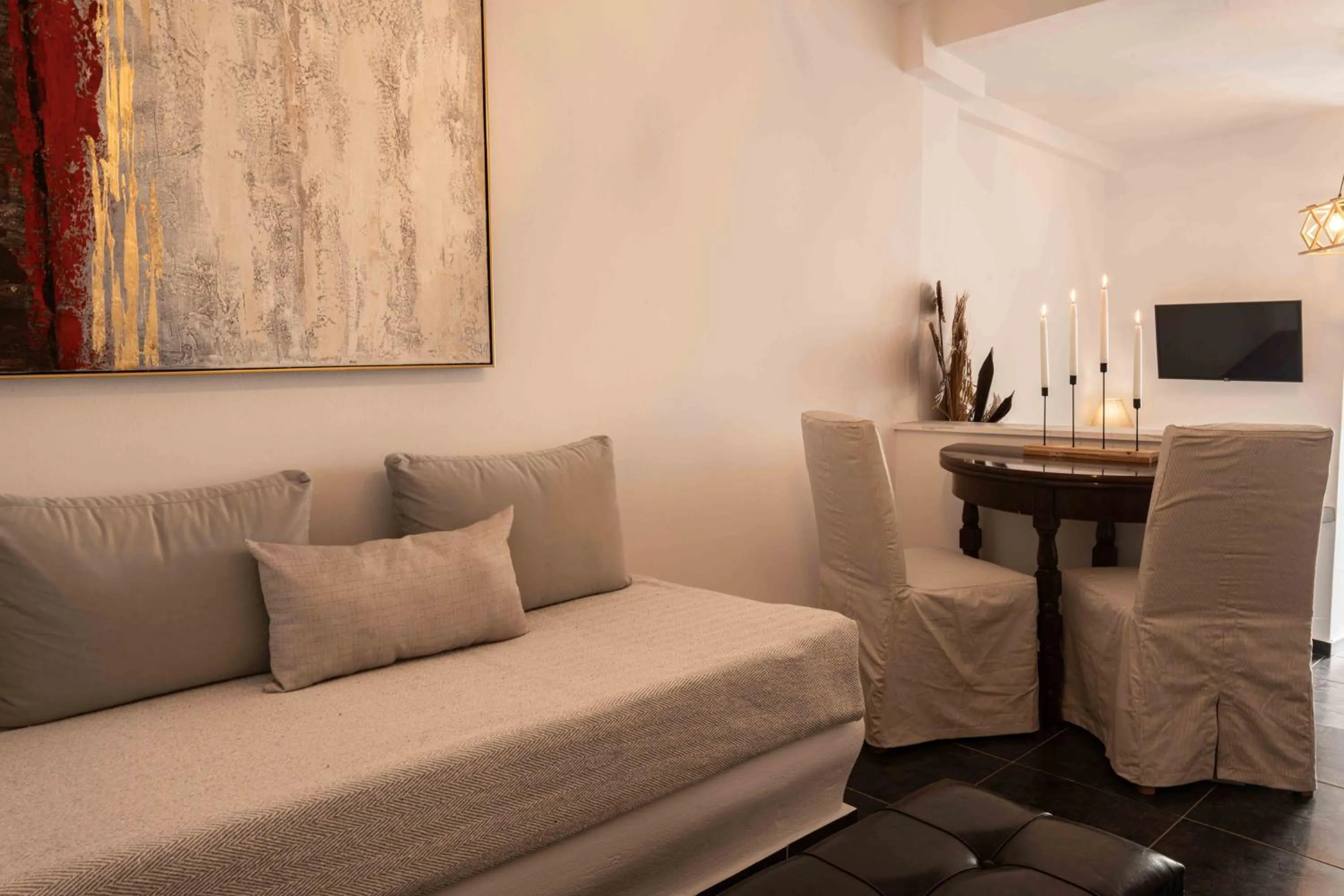 Seating area in La Roka, Cliffside Memories