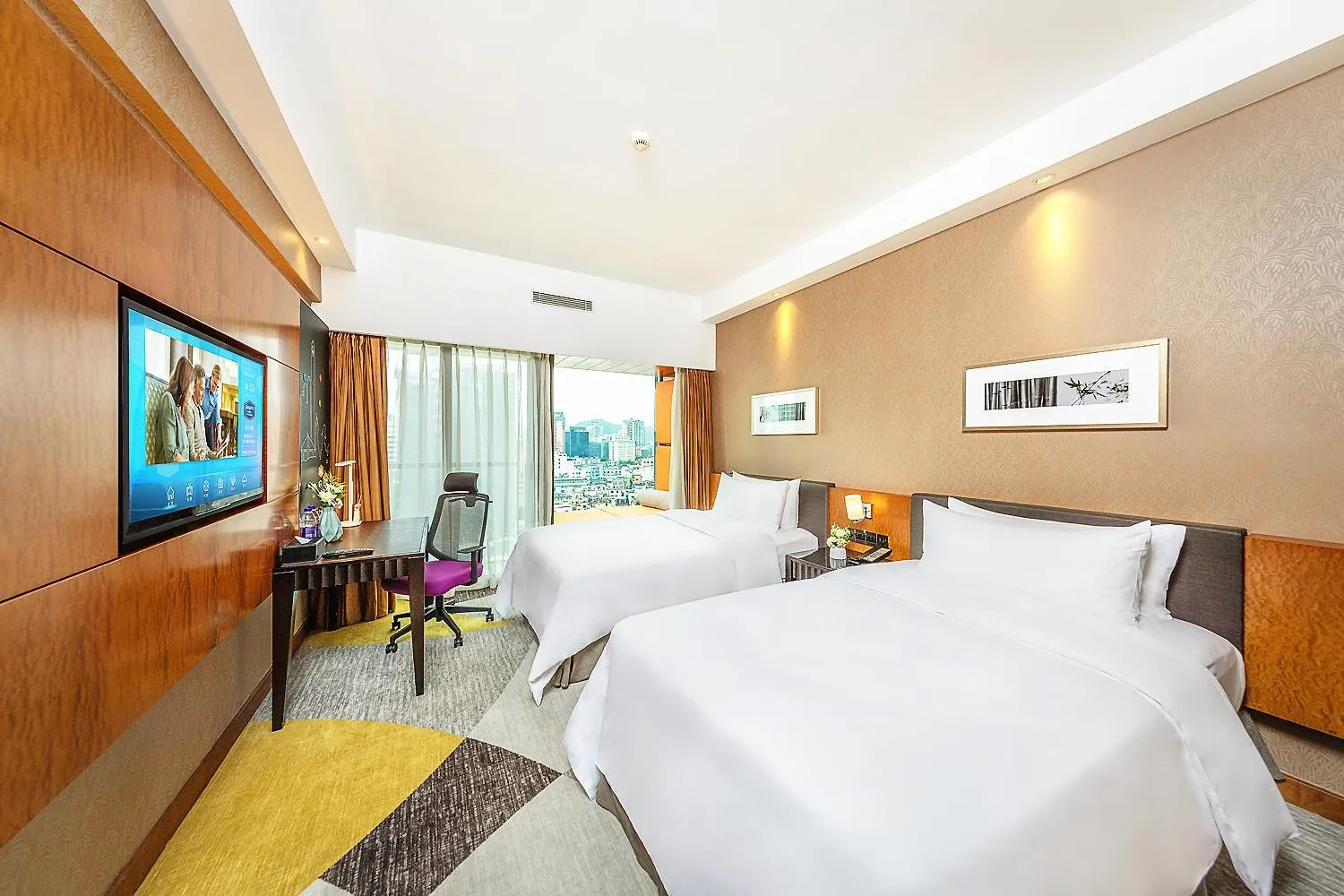 Bed in Hampton by Hilton Zhuhai Gongbei Port