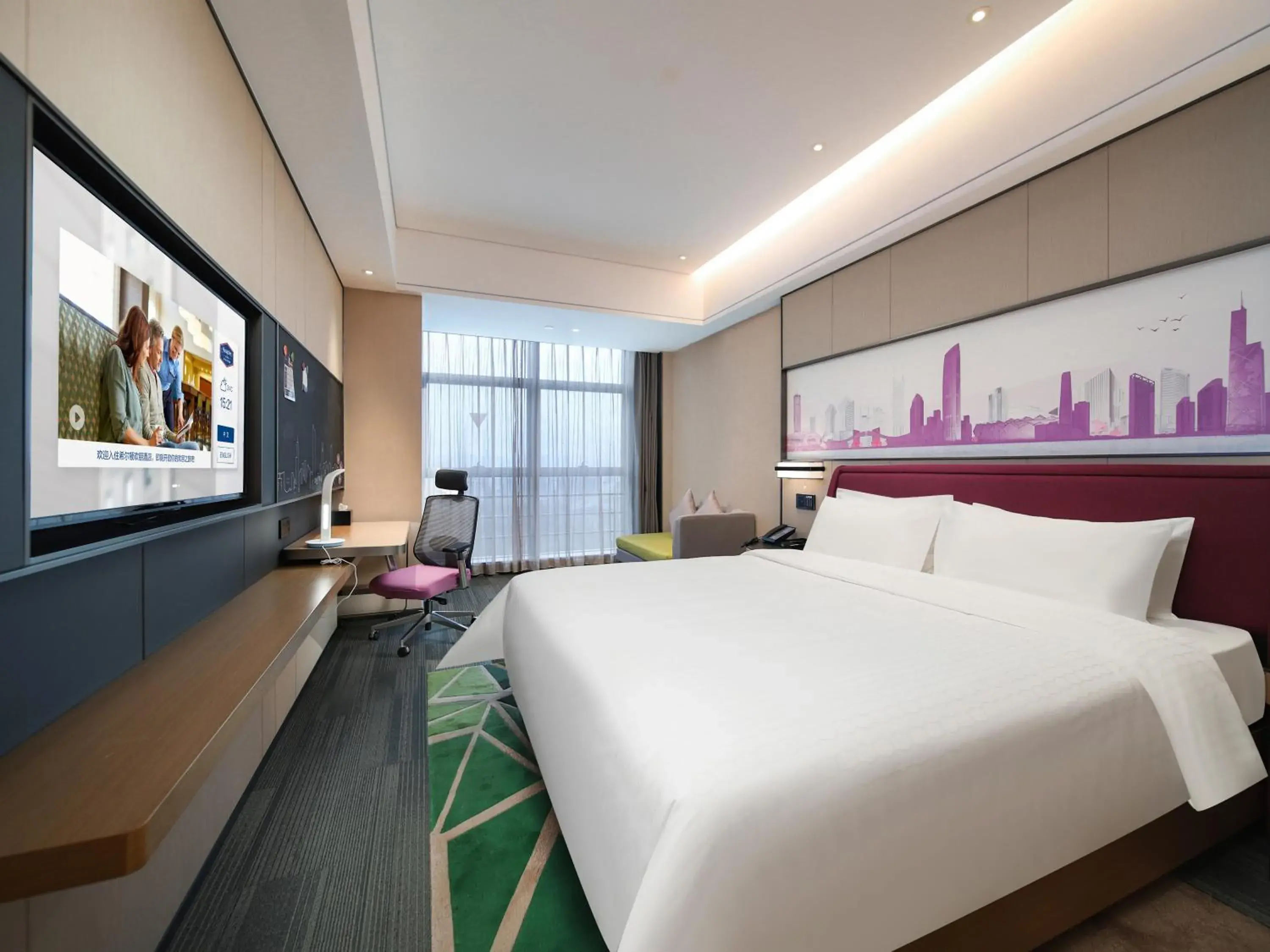 Deluxe Double Room in Hampton by Hilton Shenzhen Longhua Qinghu Deluxe Double Room in Hampton by Hilton Shenzhen Longhua Qinghu