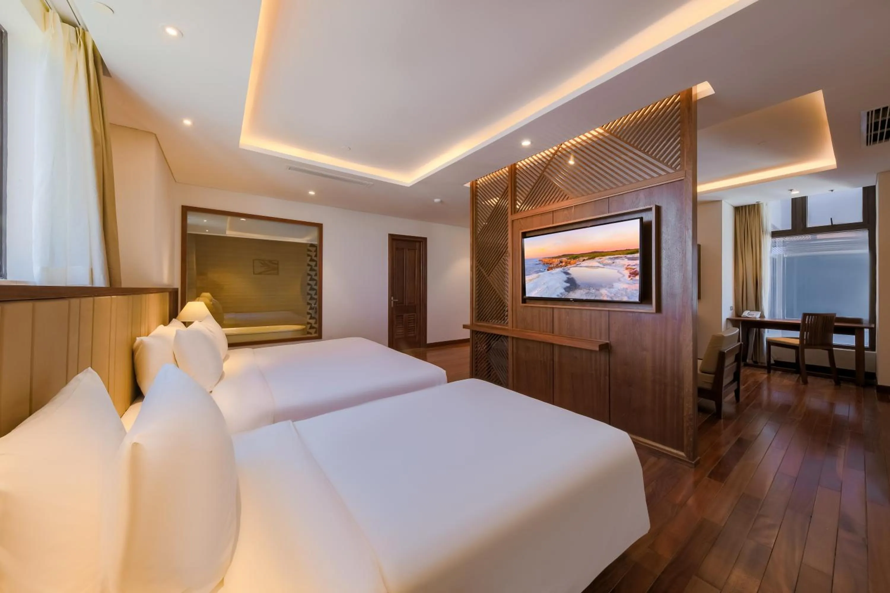 Bed in Green Beach Hotel Nha Trang