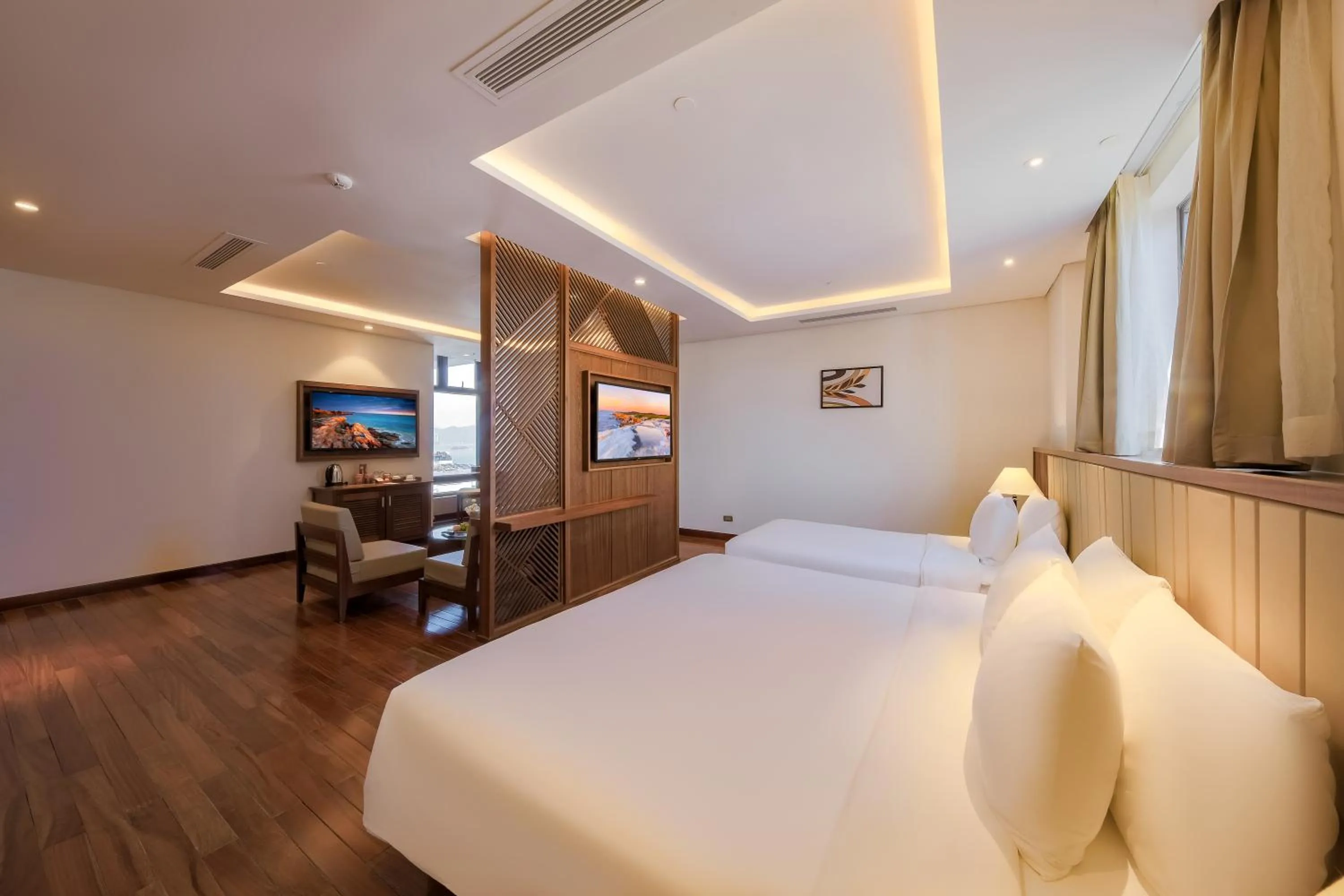 Bed in Green Beach Hotel Nha Trang