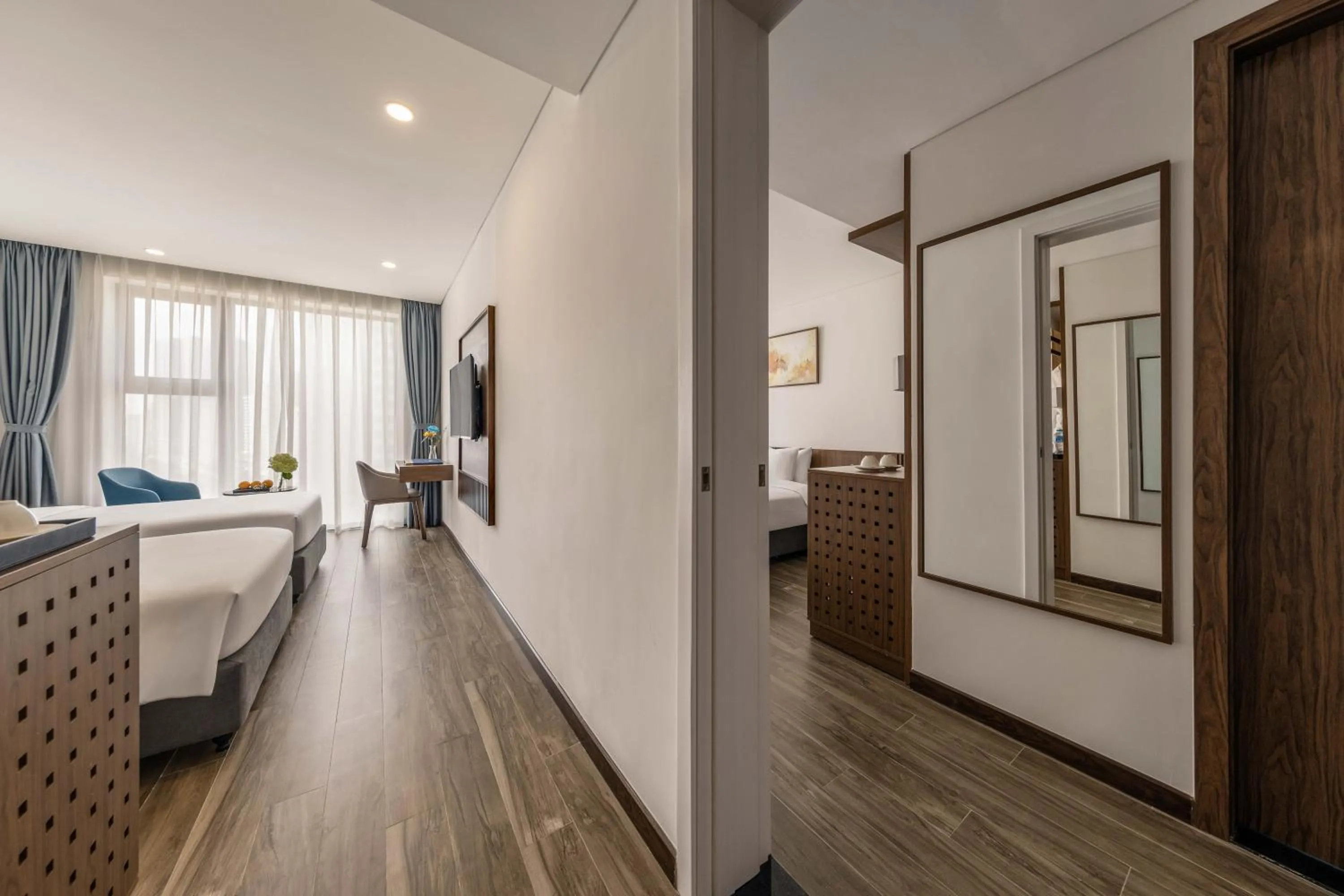 Area and facilities, Bed in Mangata Beachfront Hotel - Rooftop Bar Sea View