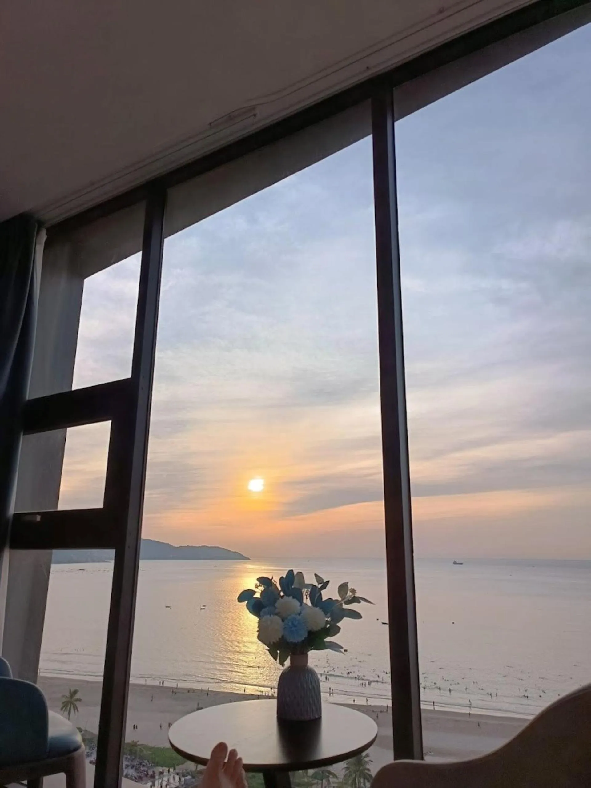 Mountain view in Mangata Beachfront Hotel - Rooftop Bar Sea View